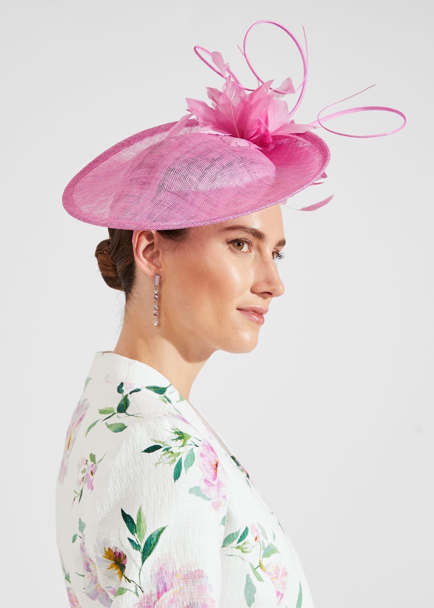 Josephine Fascinator, Carnation Pink, hi-res