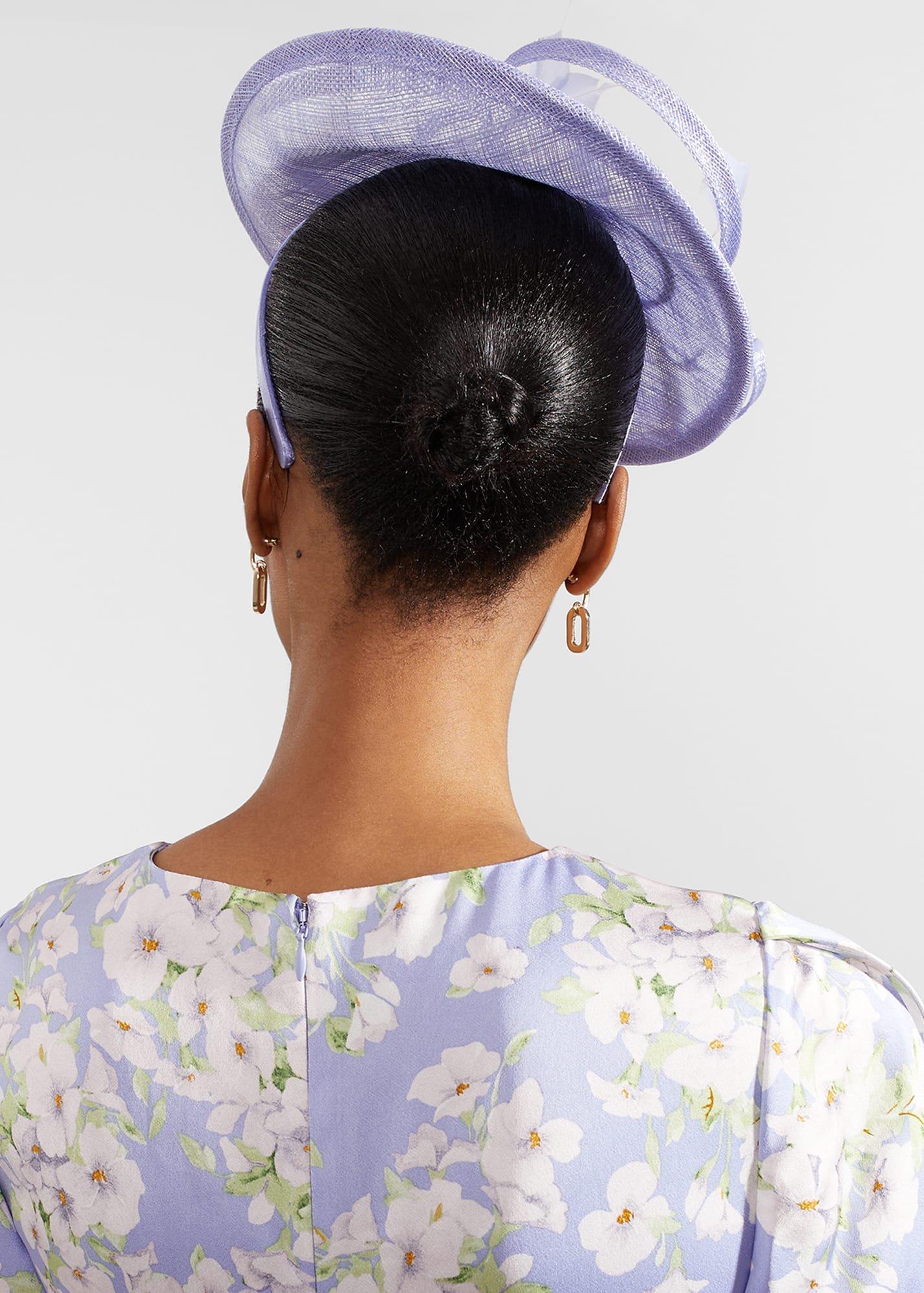 Mini Freya Fascinator, Lobelia Blue, hi-res