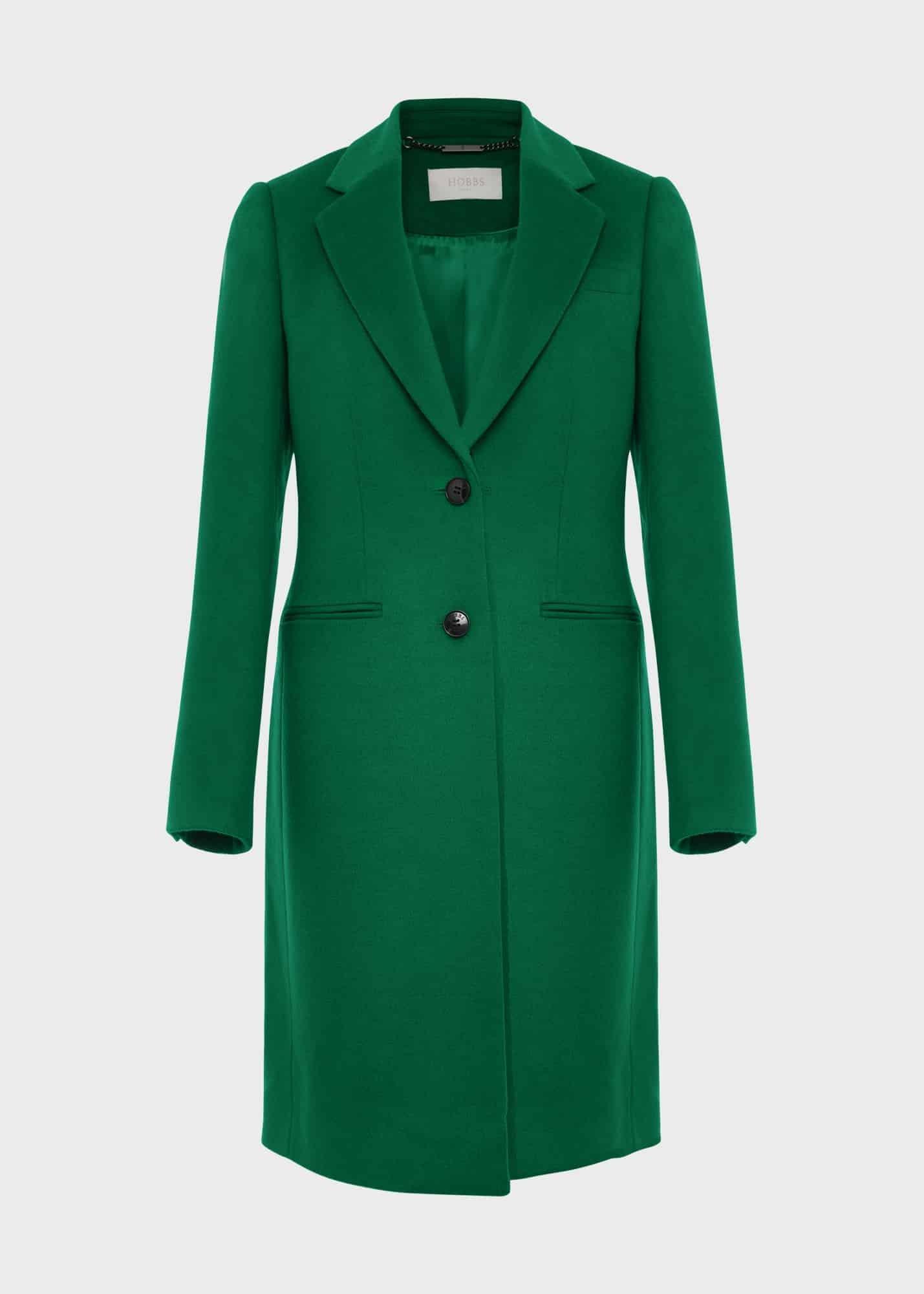 Tilda Wool Coat, Malachite Green, hi-res