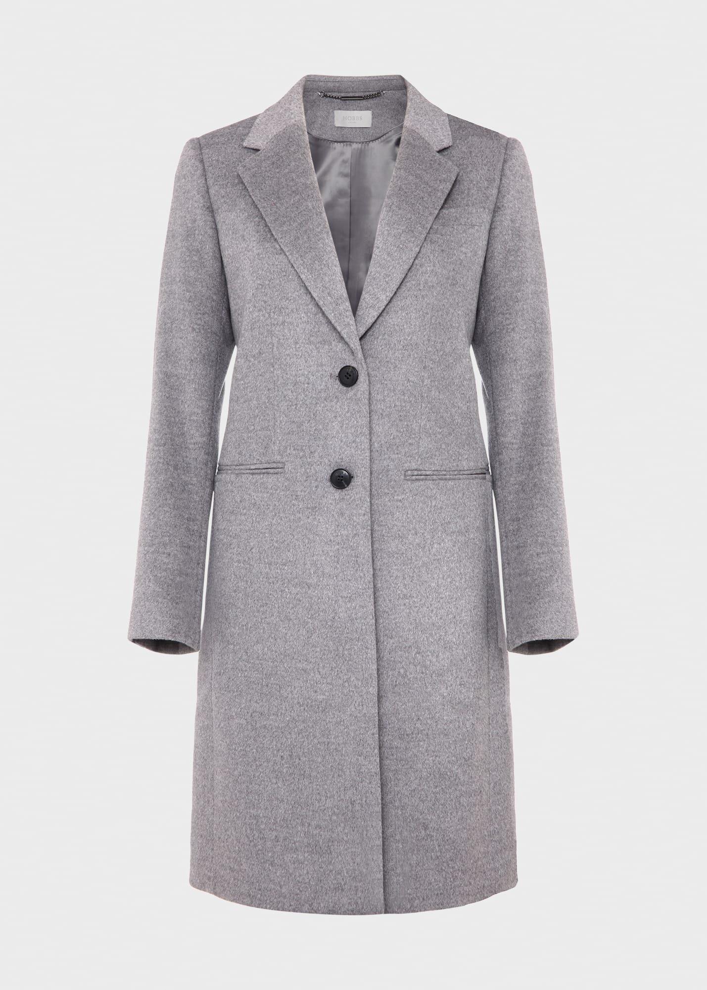 Petite Tilda Wool Coat, Grey, hi-res