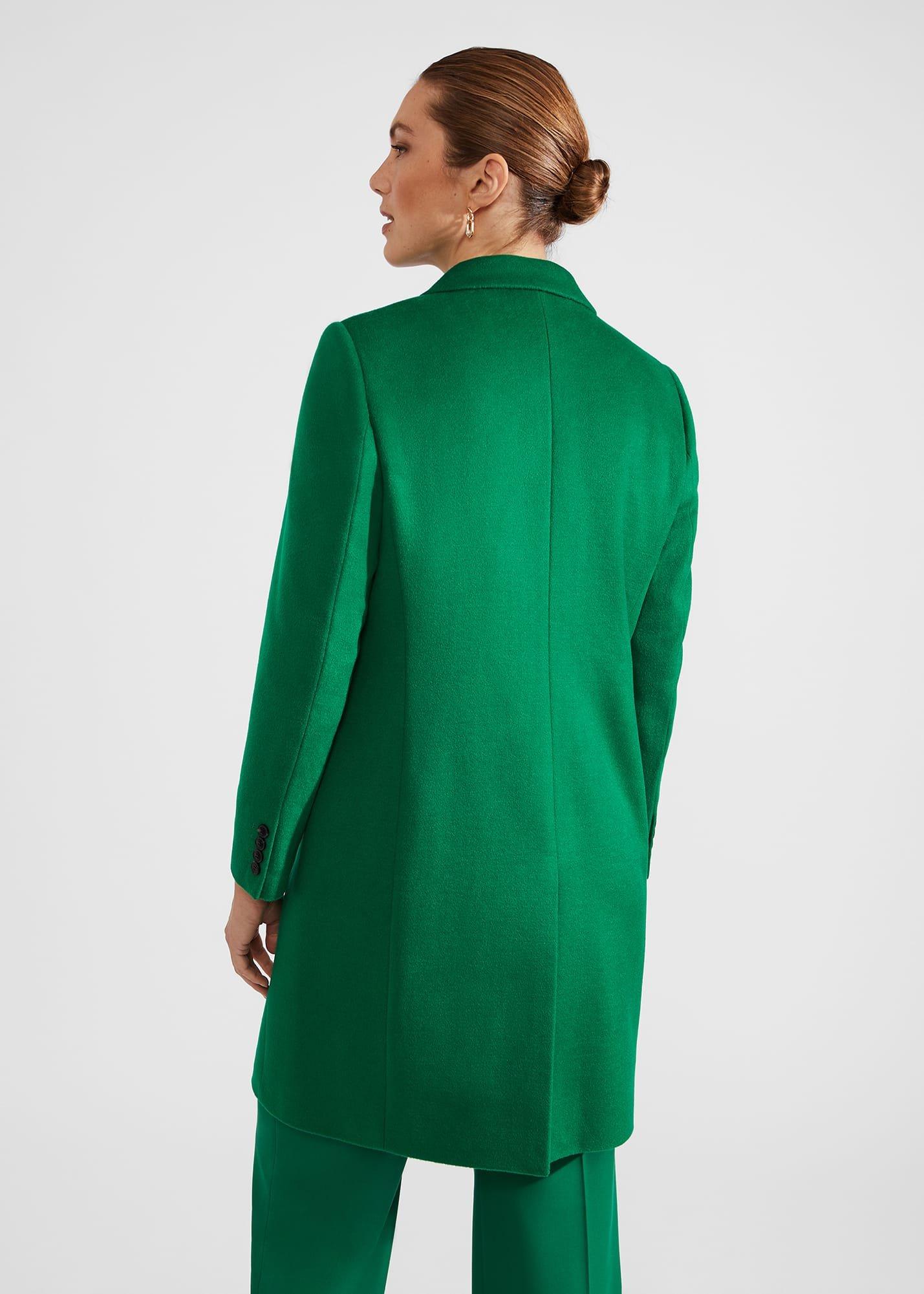 Petite Tilda Wool Coat, Malachite Green, hi-res