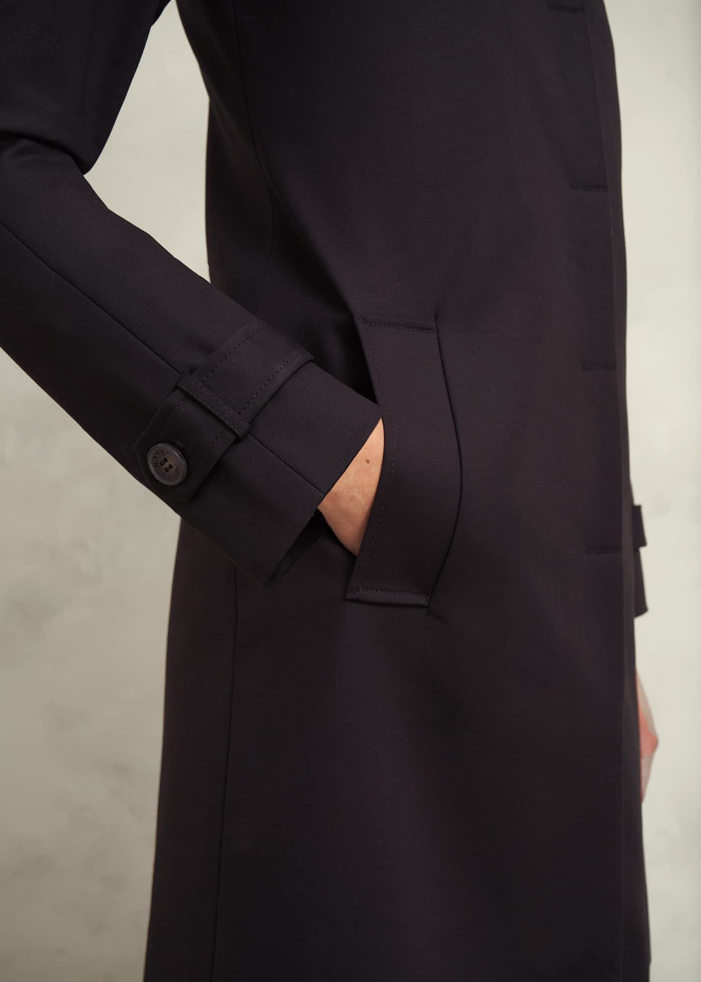 Vivienne Shower Resistant Trench Coat, Black, hi-res