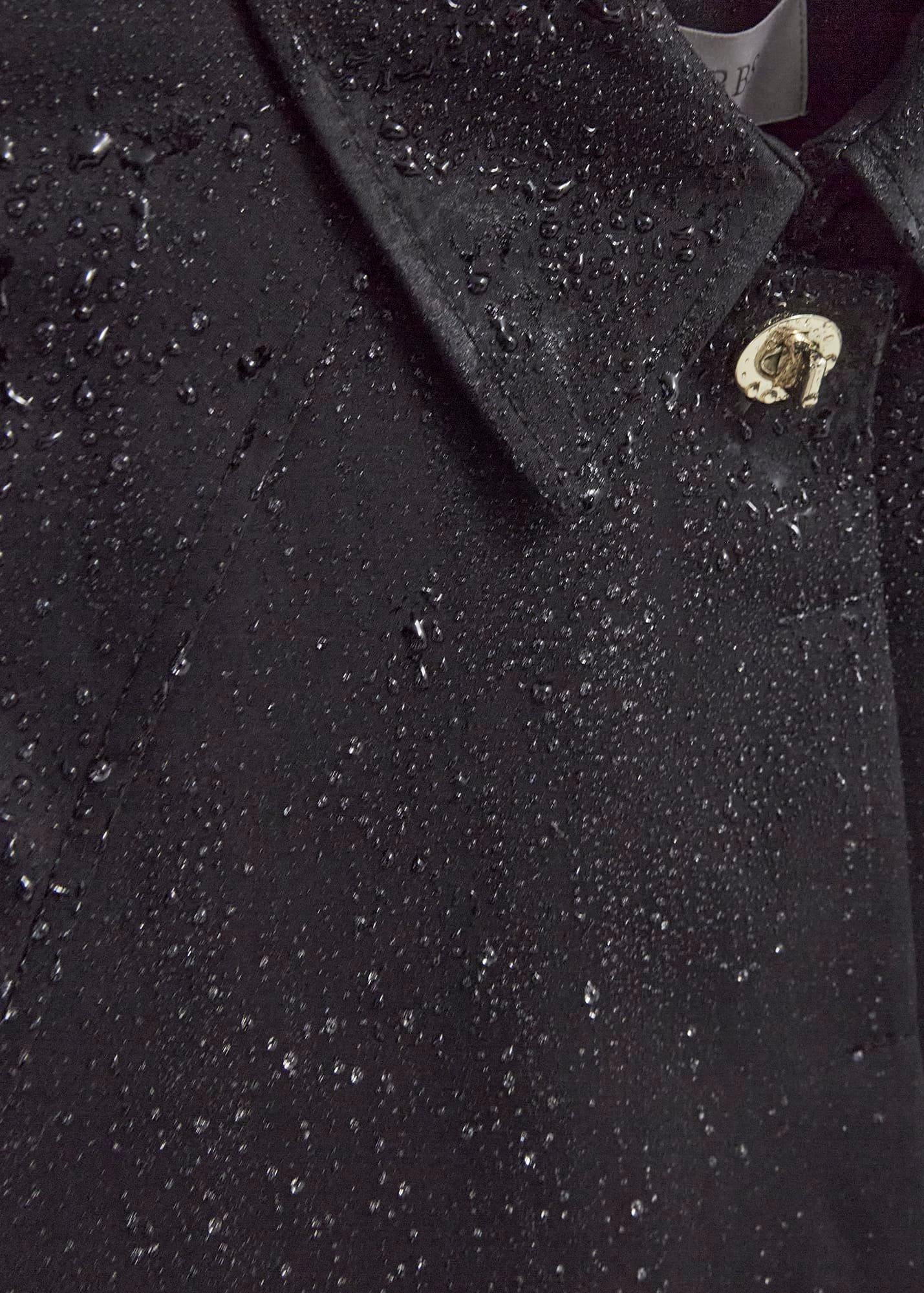 Vivienne Shower Resistant Trench Coat, Black, hi-res