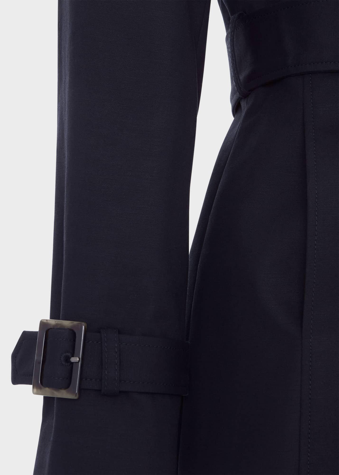 Shea Shower Resistant Trench Coat, Navy, hi-res