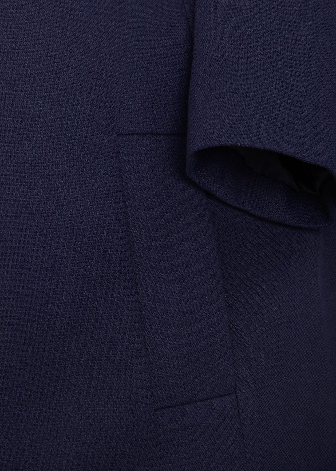 Milena Coat with Cotton, Navy, hi-res