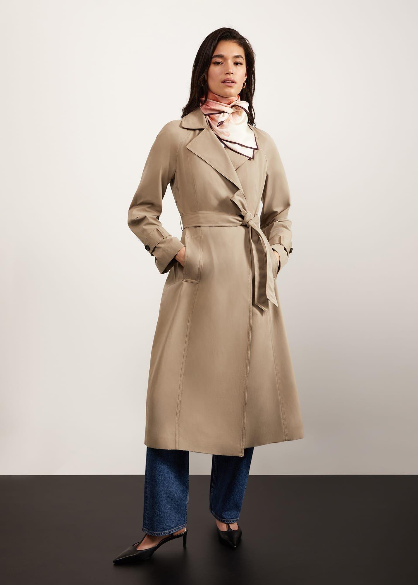 Westbury Trench Cote With Cotton, Warm Camel, hi-res