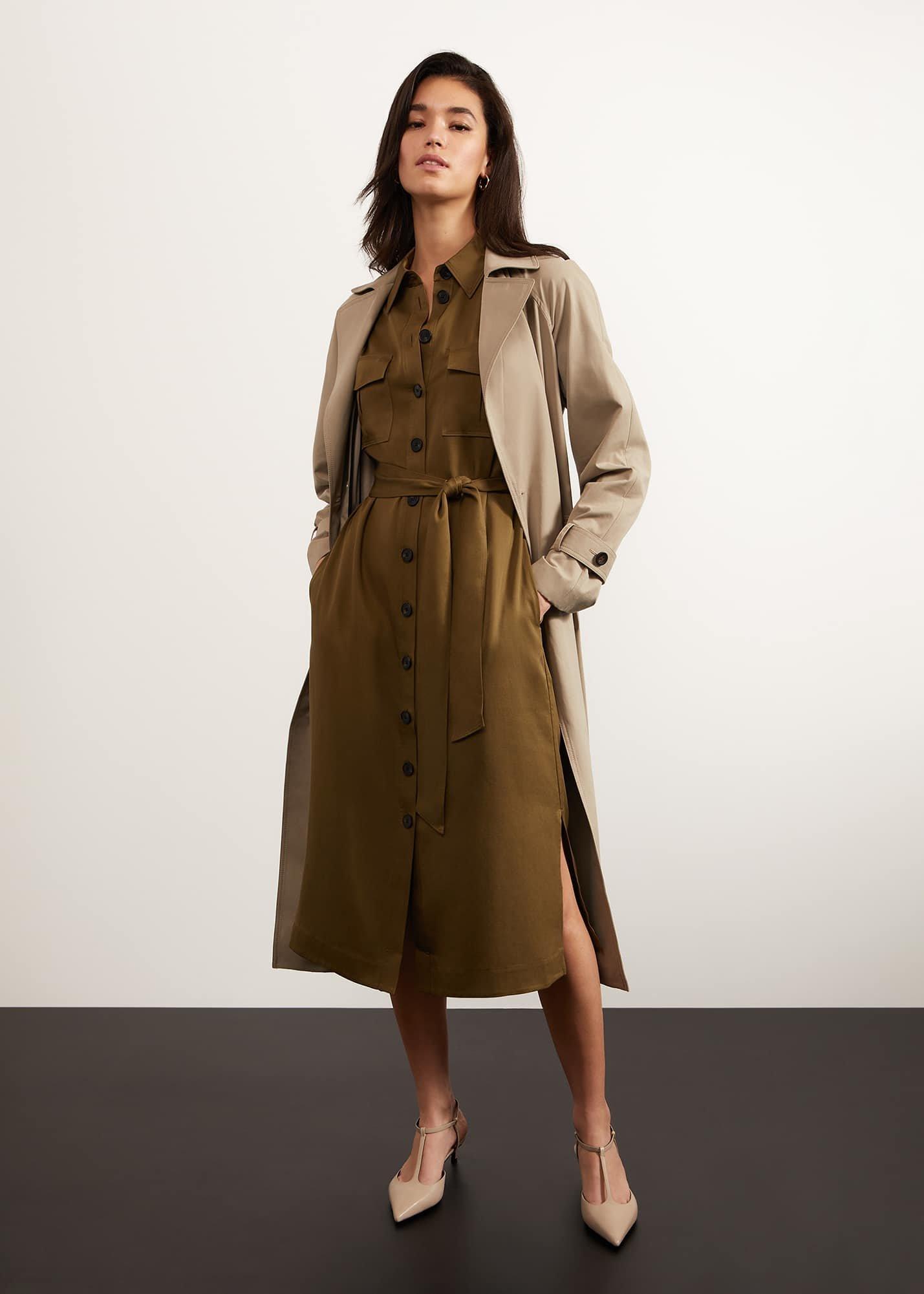 Westbury Trench Cote With Cotton, Warm Camel, hi-res