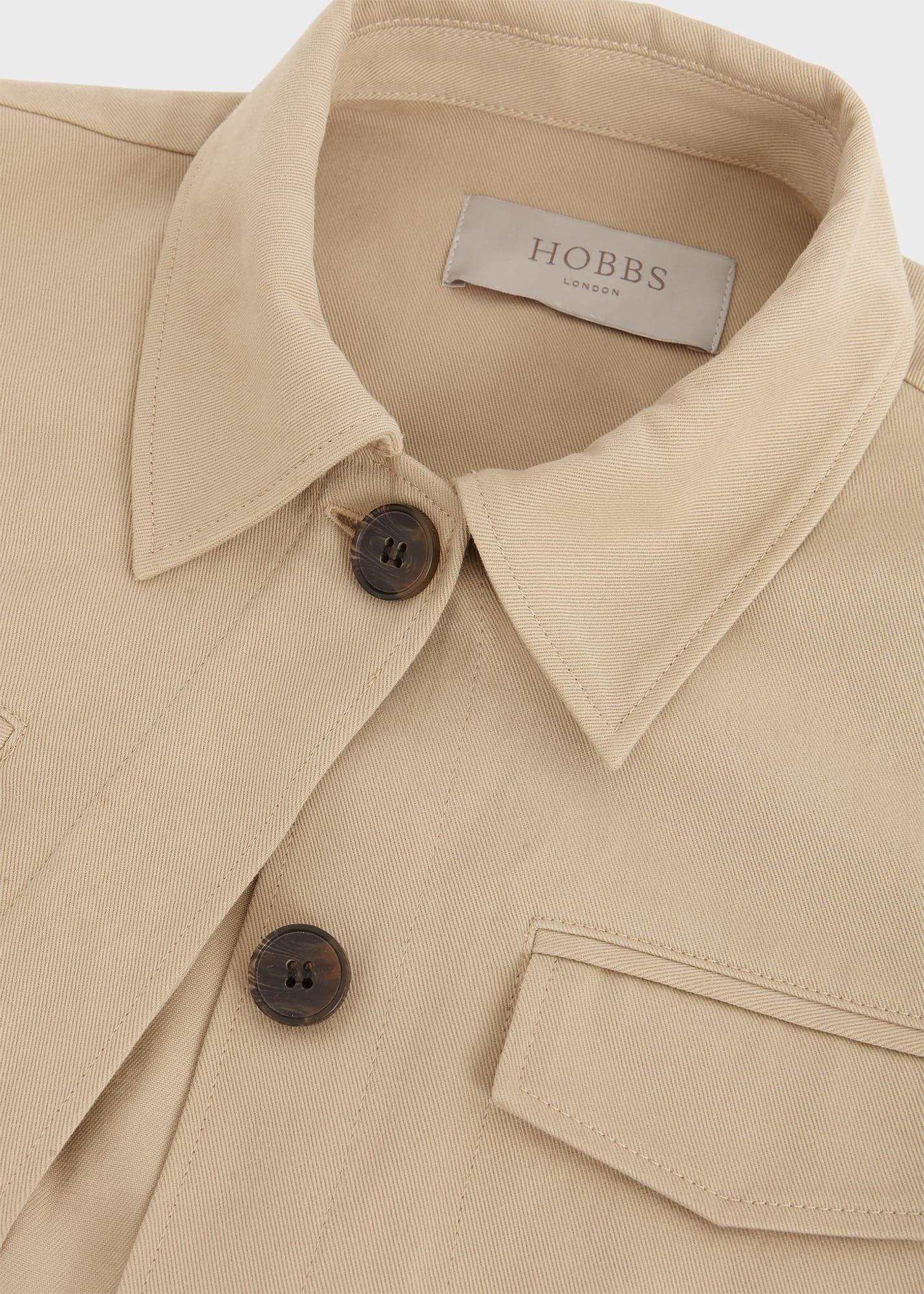 Mandy Cotton Jacket, Soft Grey, hi-res