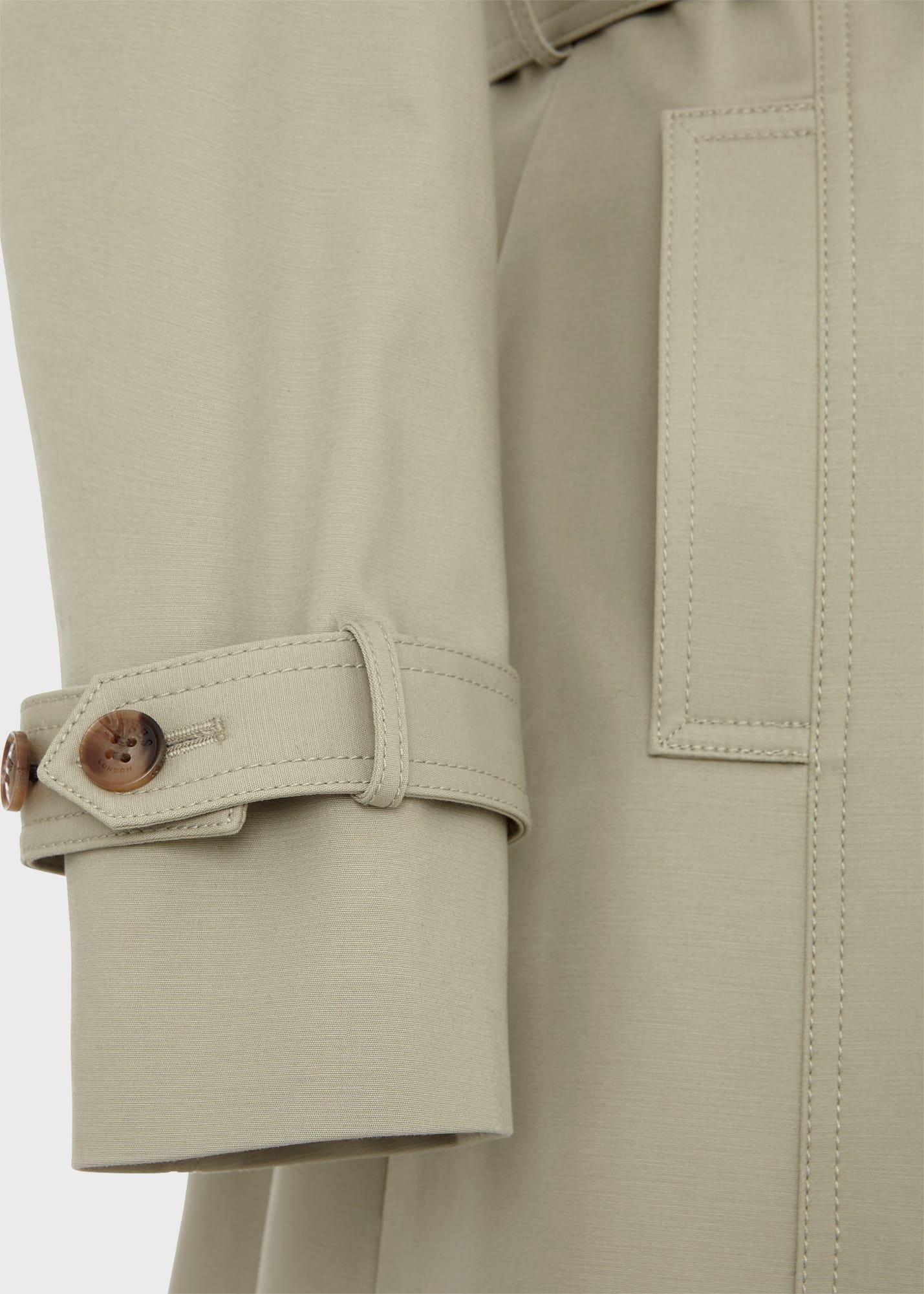 Saskia Shower Resistant Trench Coat, Sage Green, hi-res