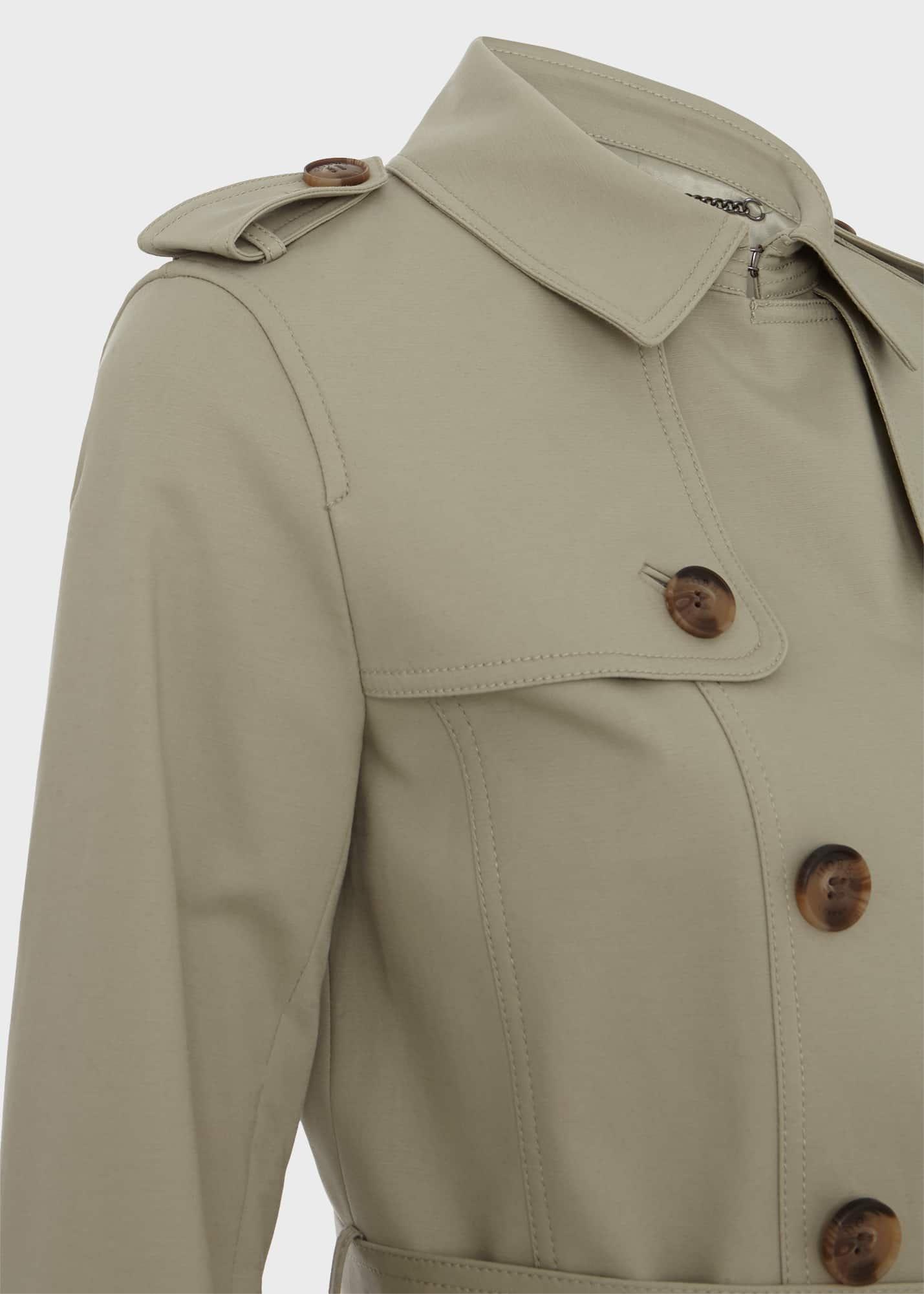 Petite Saskia Shower Resistant Trench Coat, Sage Green, hi-res