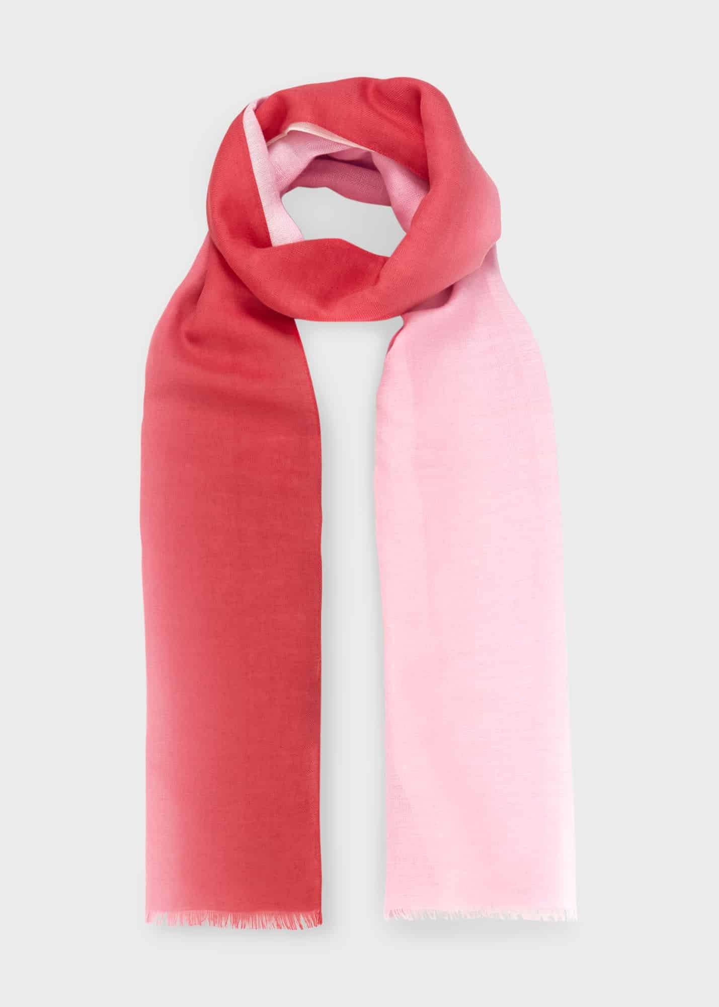 Juliette Linen Blend Scarf, Pink Multi, hi-res