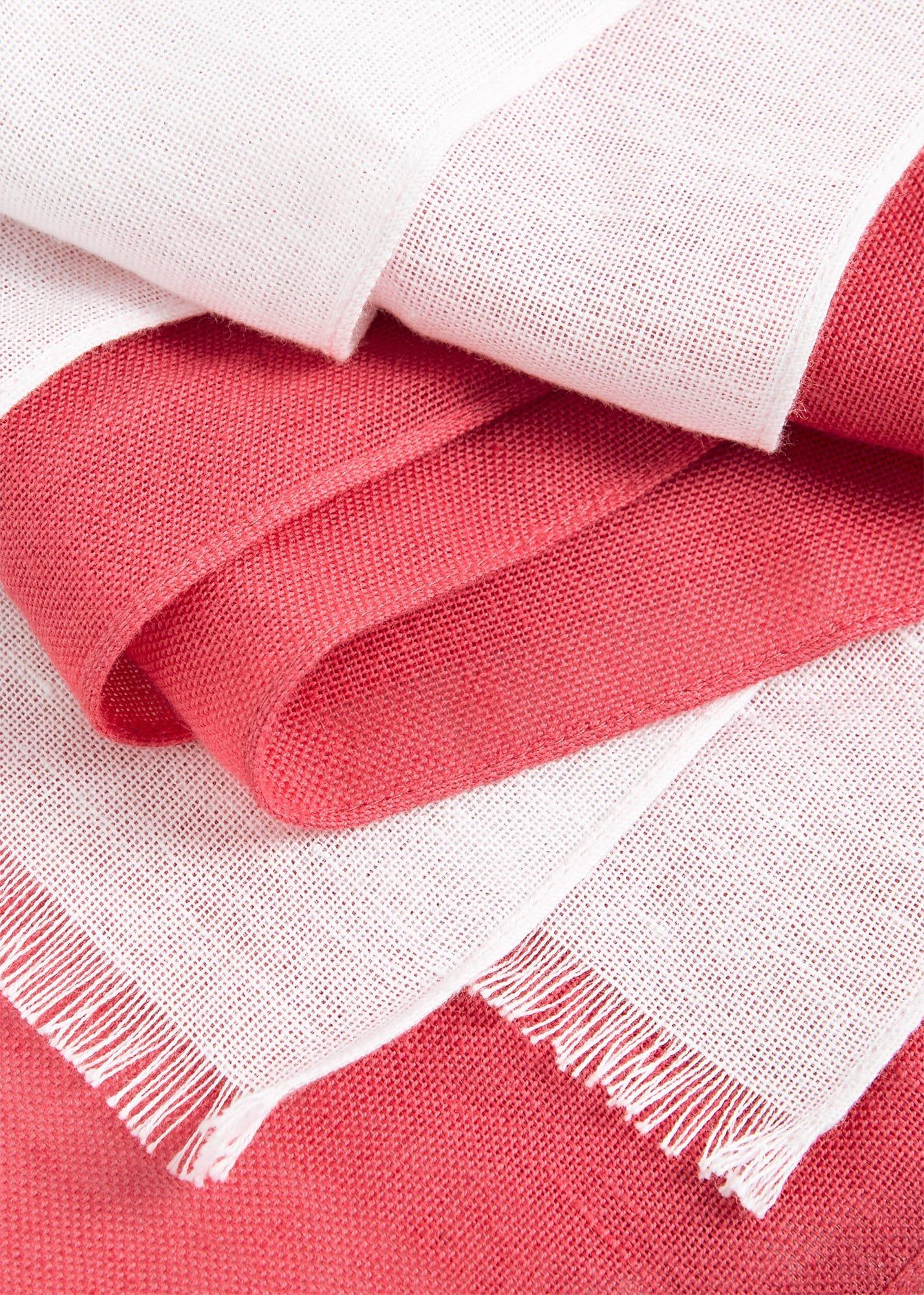 Juliette Linen Blend Scarf, Pink Multi, hi-res