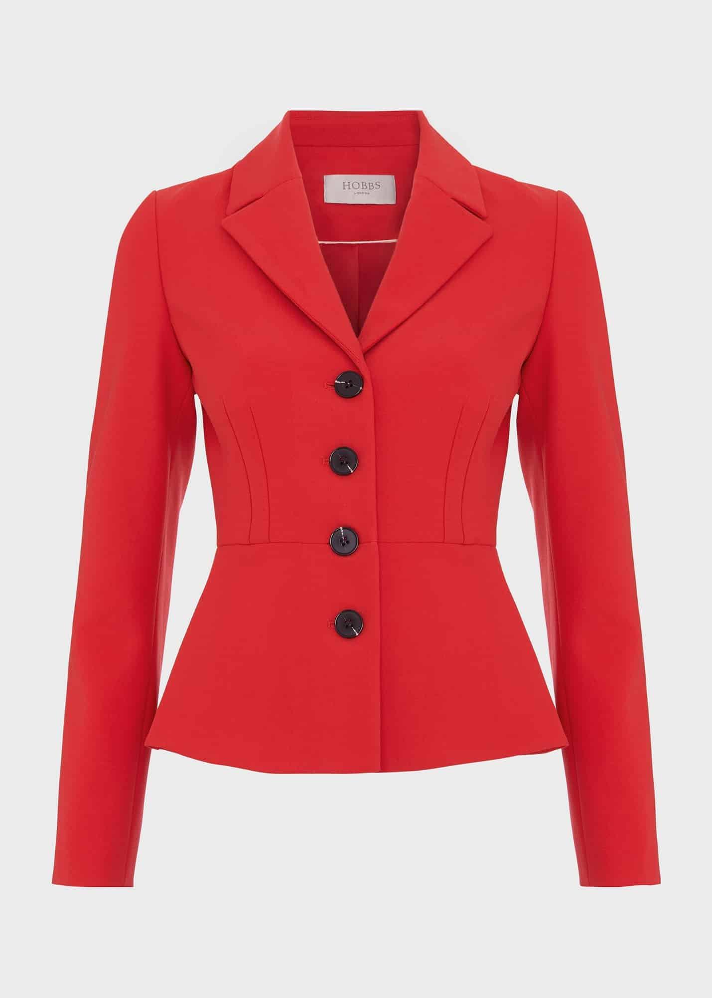 Brielle Jacket, Cherry Red, hi-res