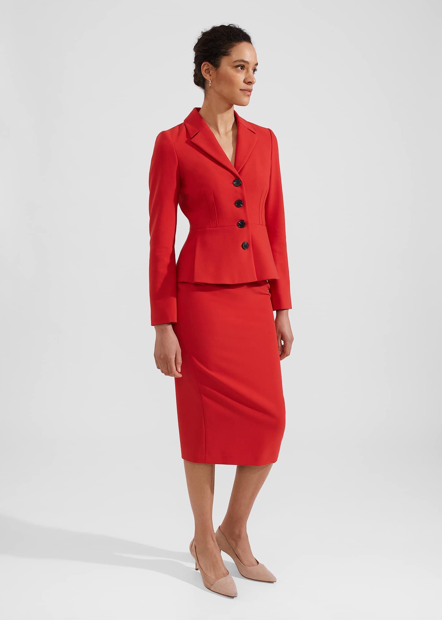 Brielle Jacket, Cherry Red, hi-res