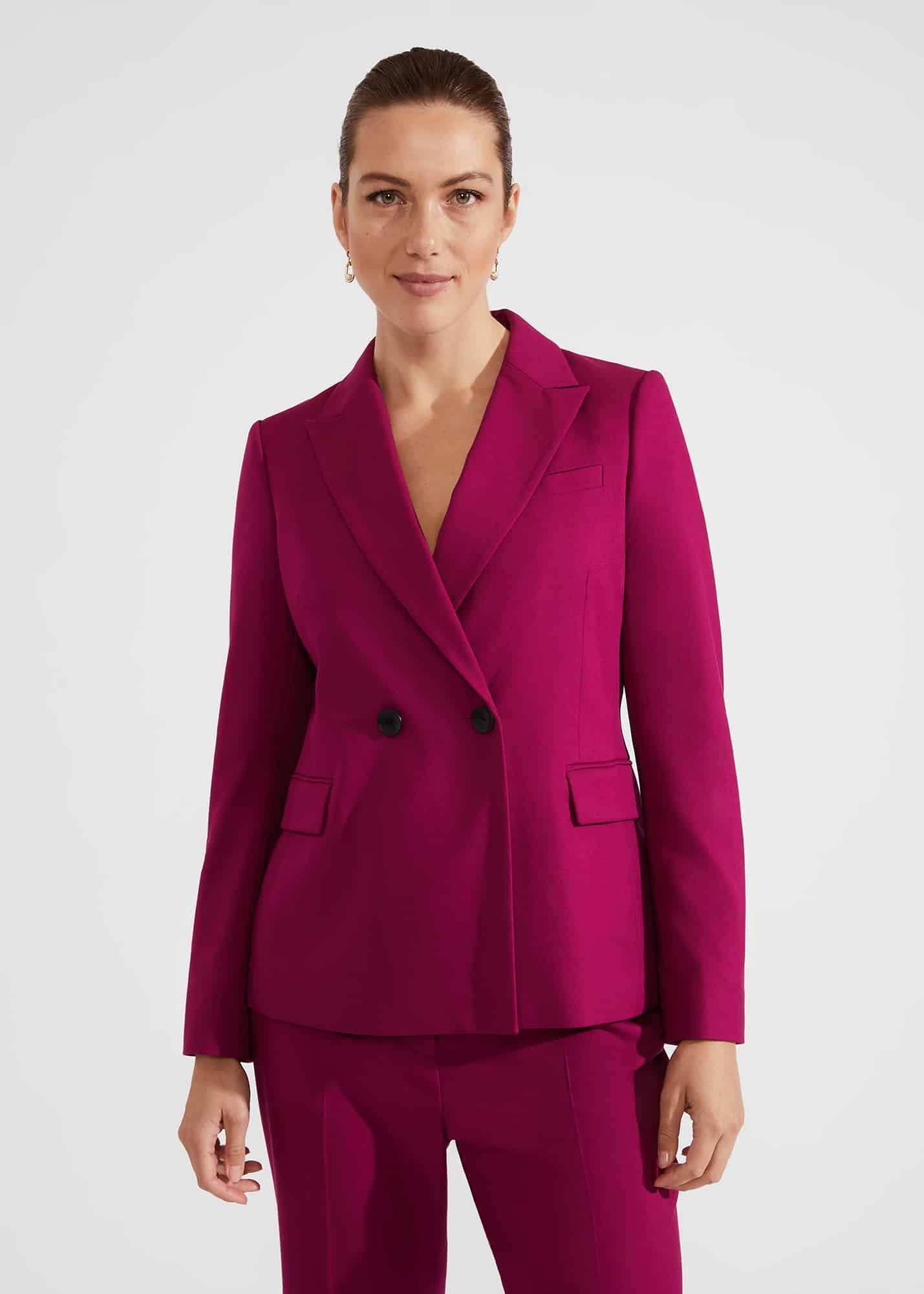 Petite Nola Jacket, Bramble Purple, hi-res
