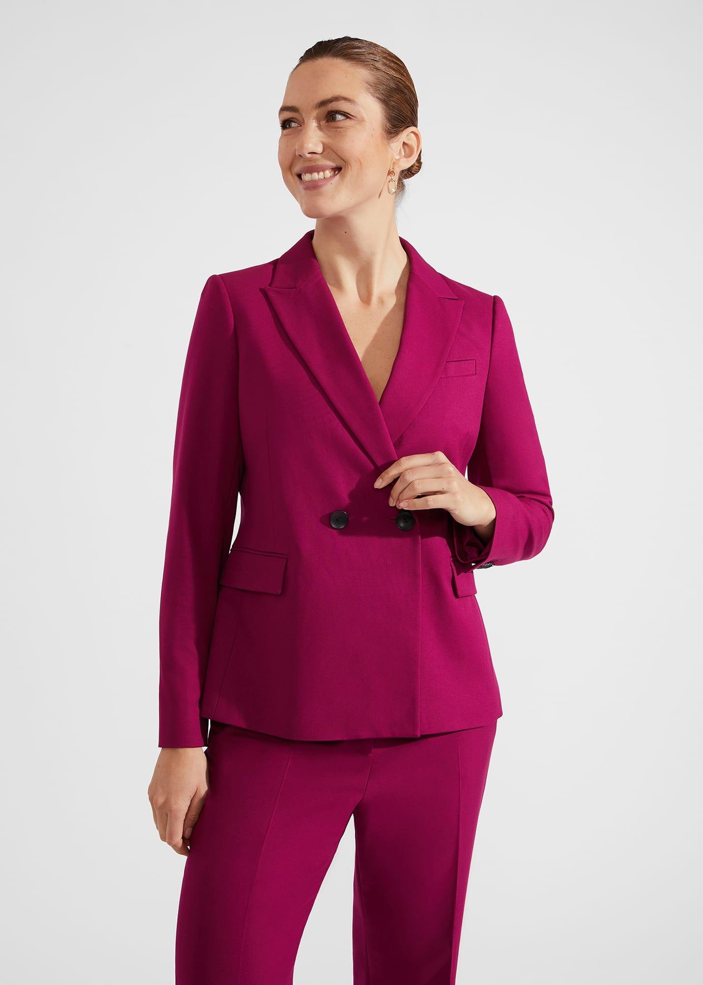 Petite Nola Jacket, Bramble Purple, hi-res