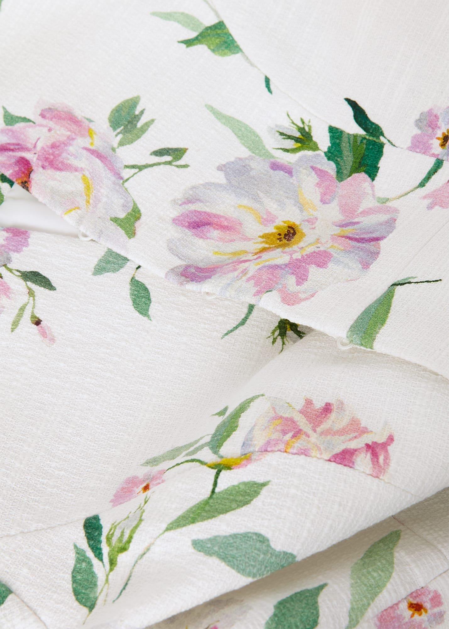 Petite Suzanna Floral Tweed Jacket, Ivory Multi, hi-res