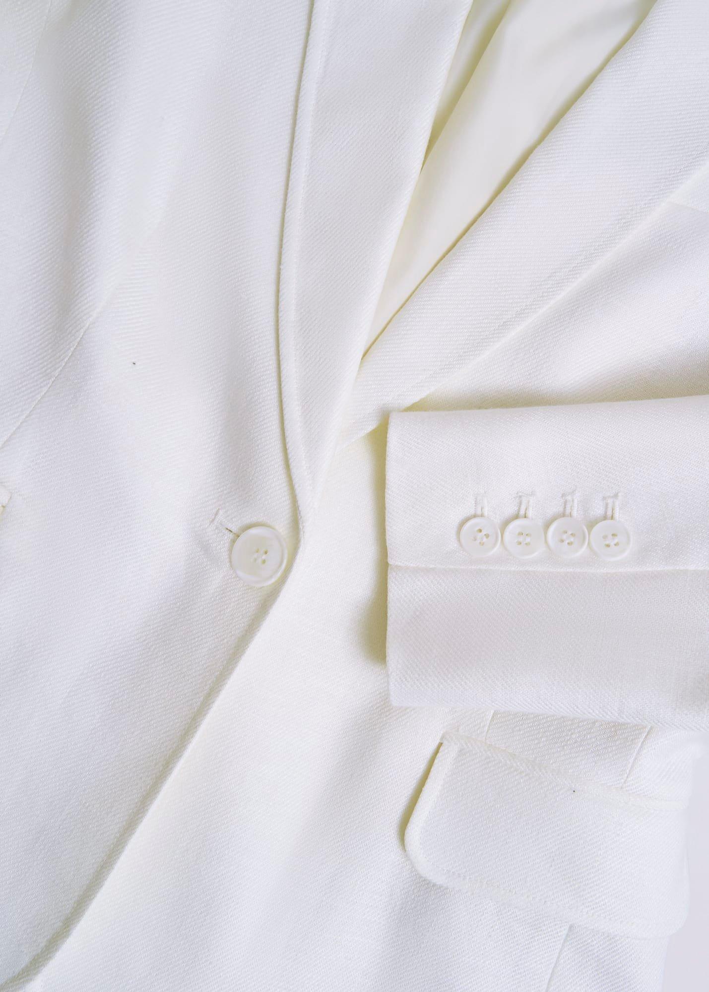 Blake Linen Jacket, Ivory, hi-res