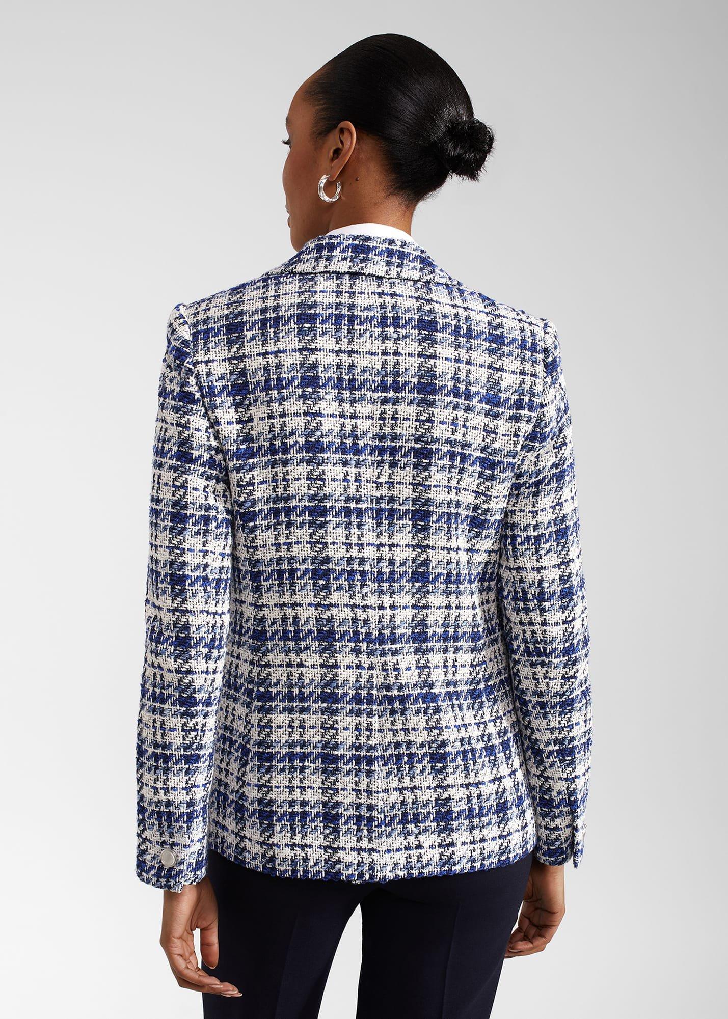 Emerson Cotton Blend Jacket, Blue Multi, hi-res