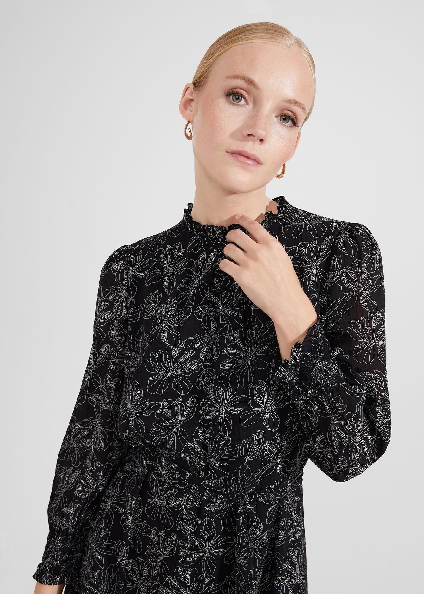 Natalie Dress, Black Ivory, hi-res