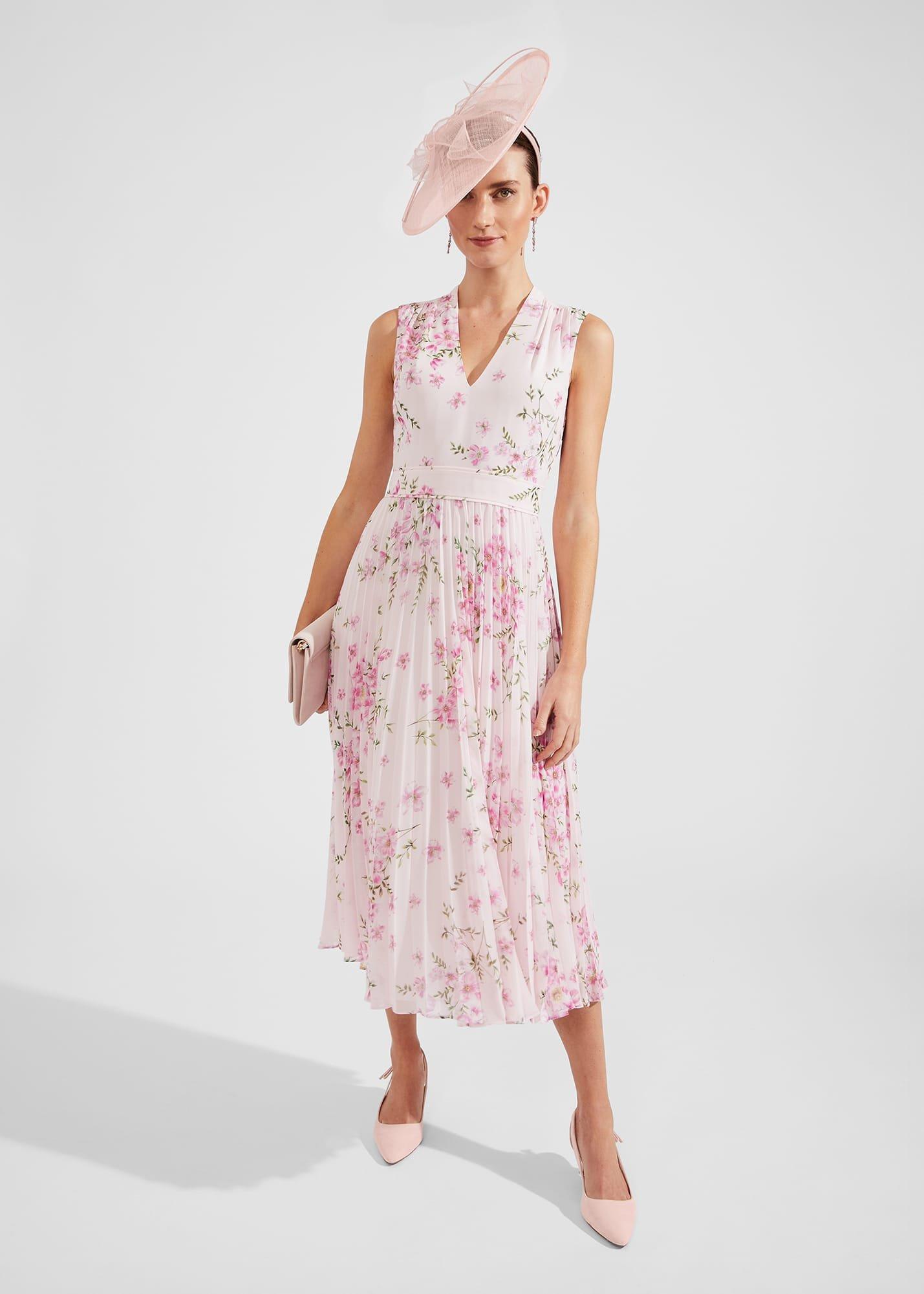 Veronica Pleated Floral Dress
