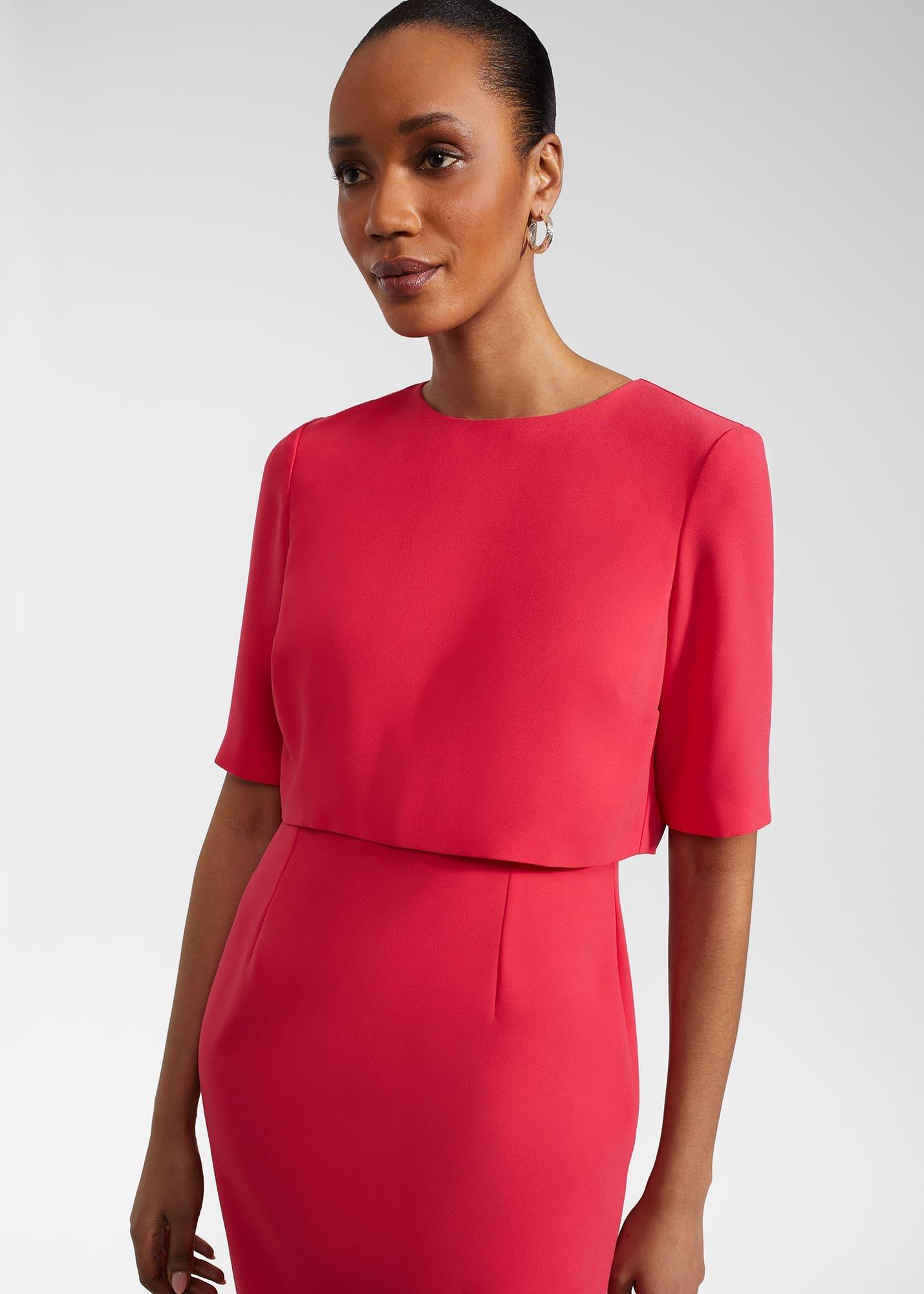 Penelope Dress, Rouge Pink, hi-res