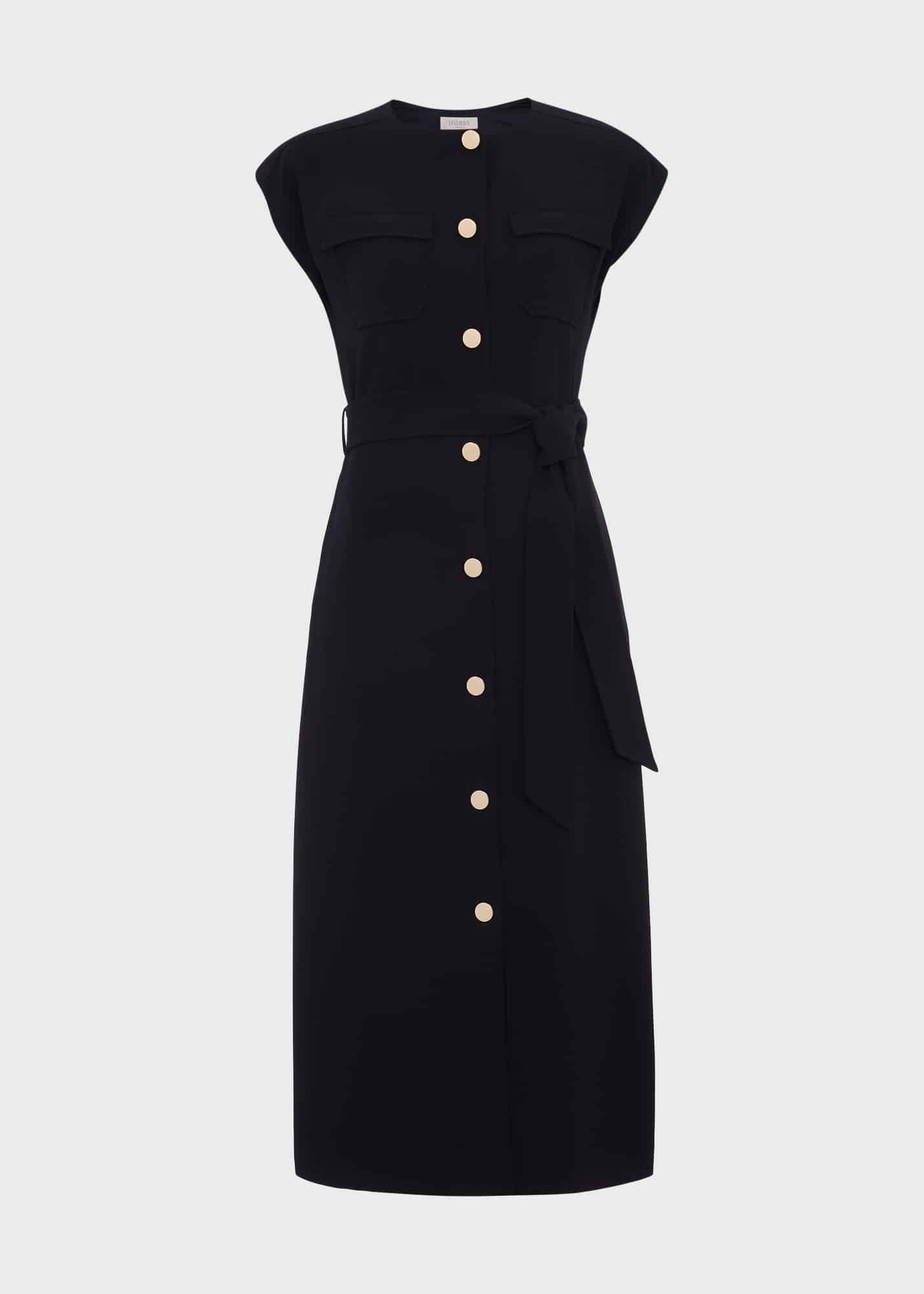 Tania Shirt Dress, Hobbs Navy, hi-res