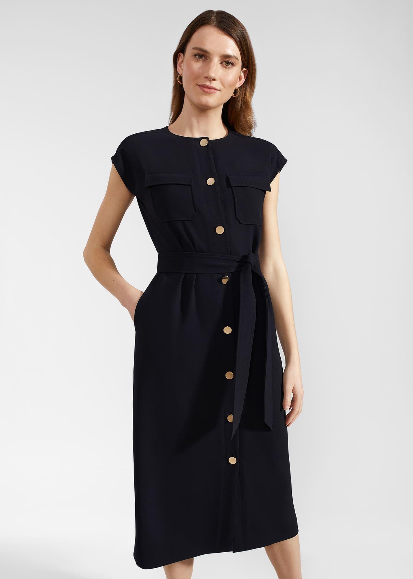 Tania Shirt Dress, Hobbs Navy, hi-res