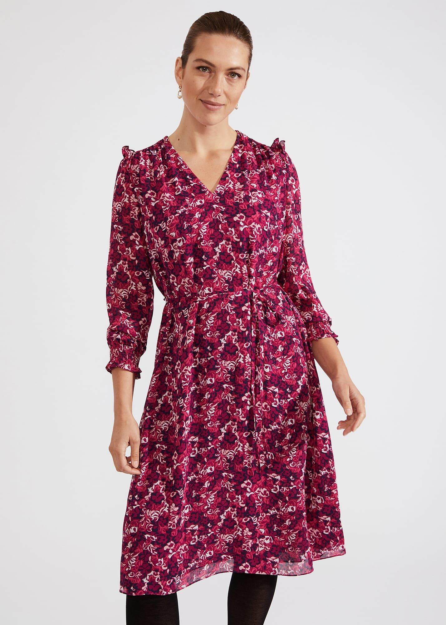 Elaina Dress, Purple Multi, hi-res