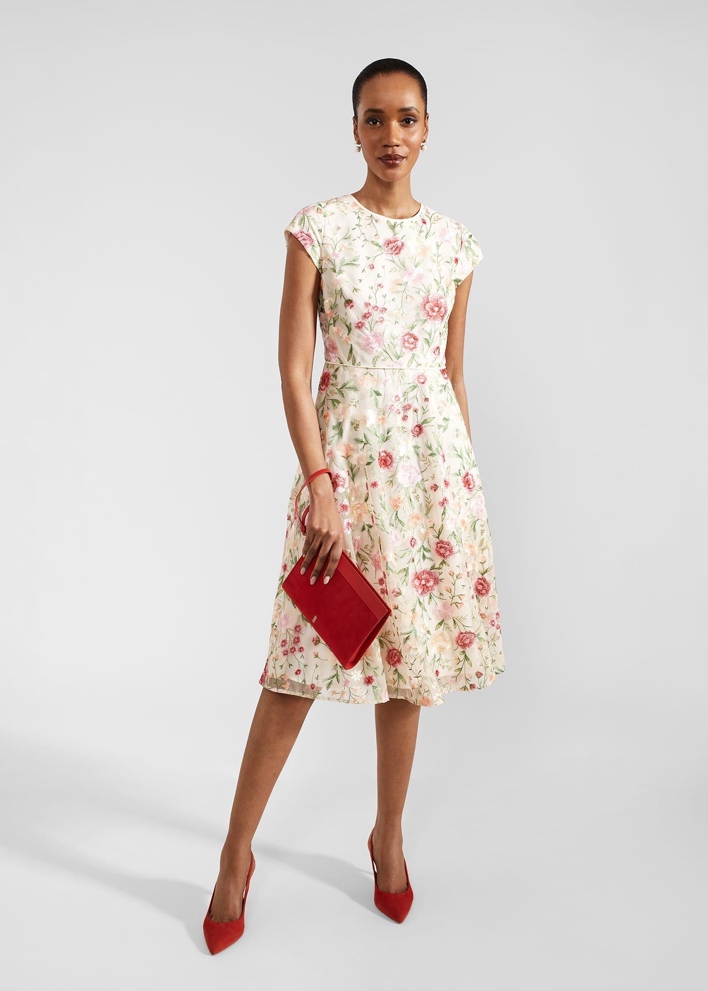 Petite Tia Embroidered Dress