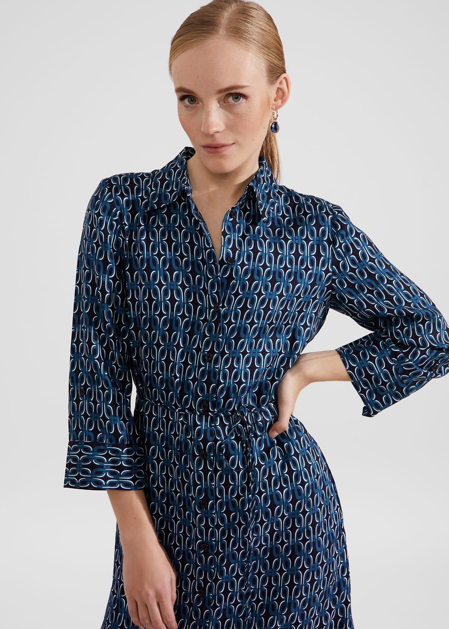 Cali Dress, Blue Multi, hi-res