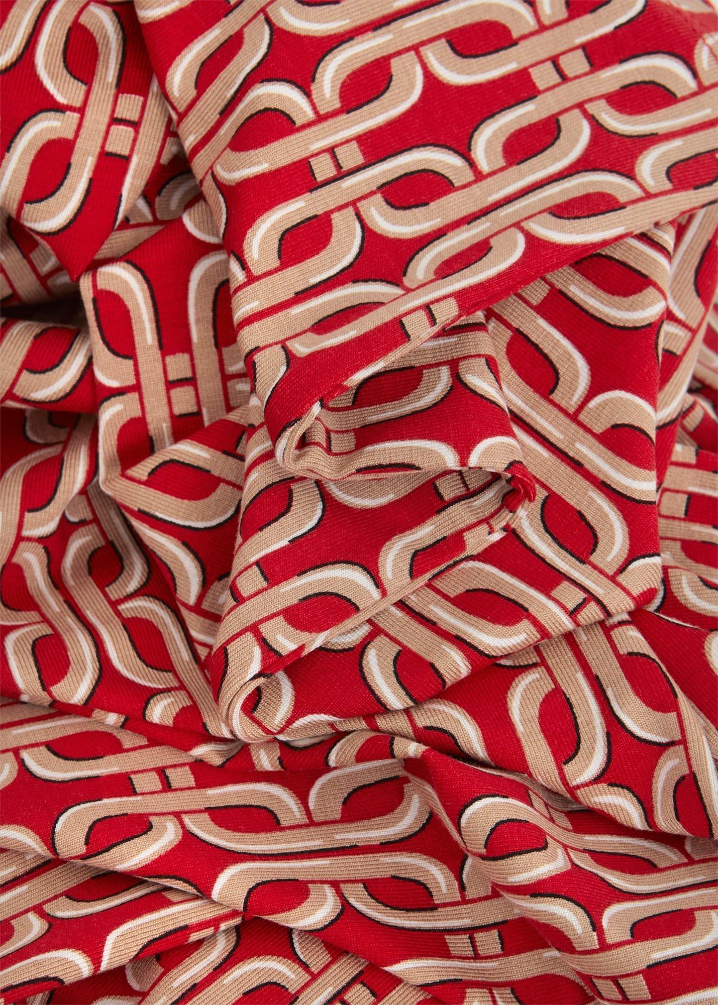 Clarice Jersey Dress, Red Multi, hi-res