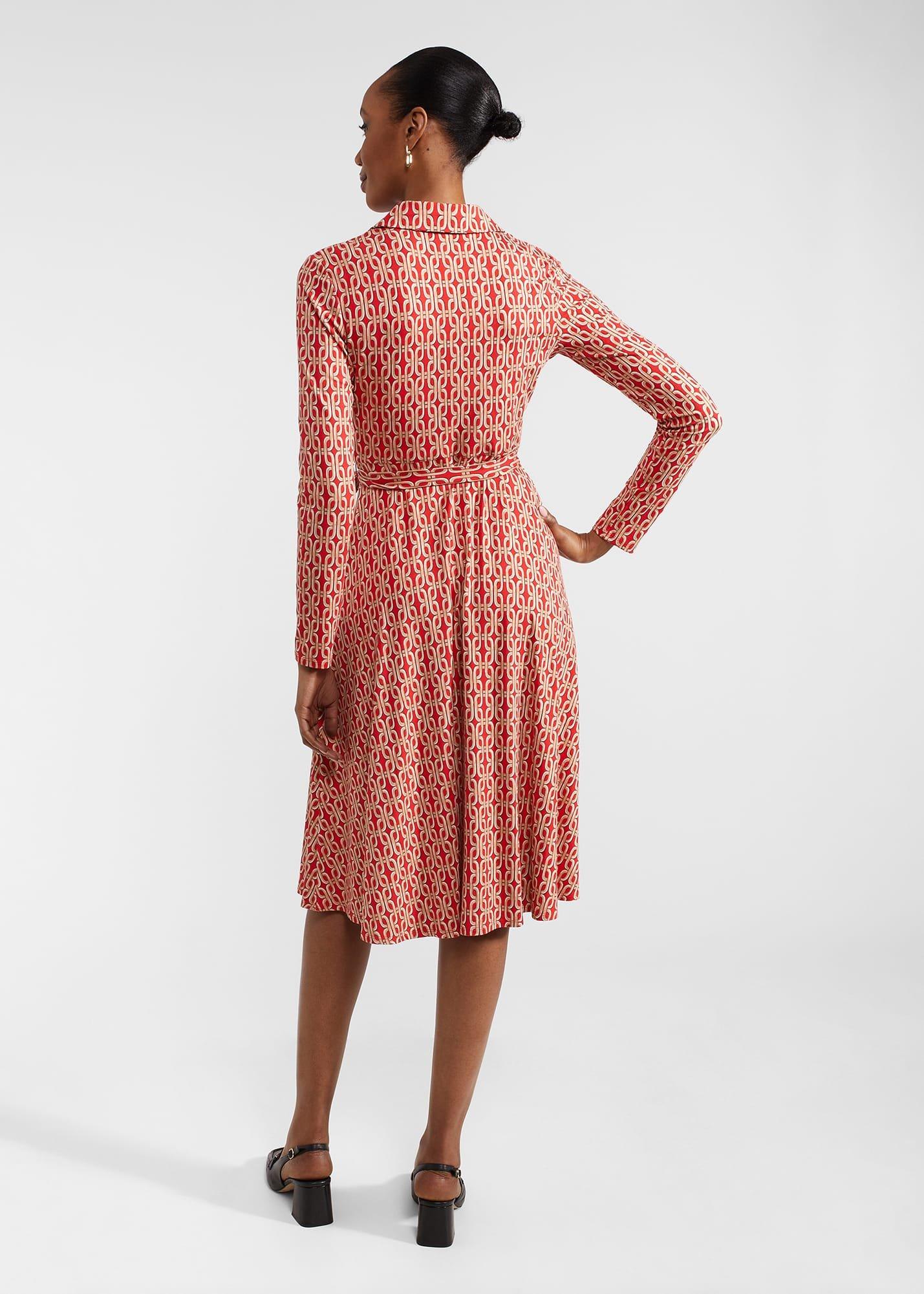 Petite Clarice Dress, Red Multi, hi-res