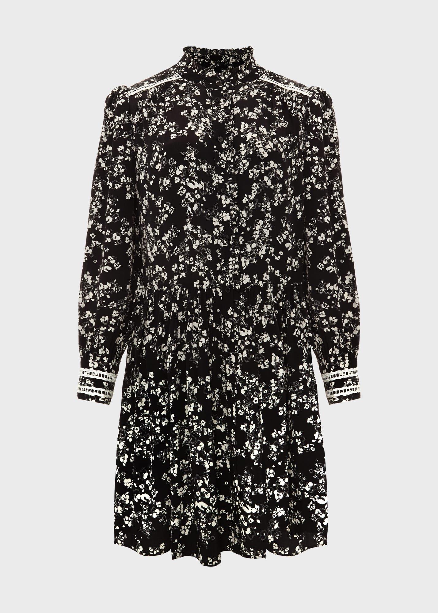 Victoria Dress, Navy Ivory, hi-res