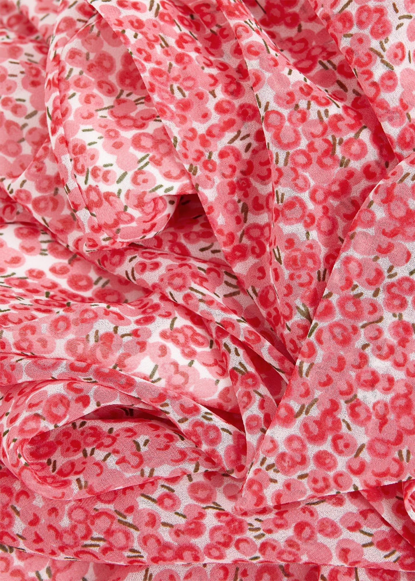 Petite Marie Wrap Dress, Ivory Multi, hi-res