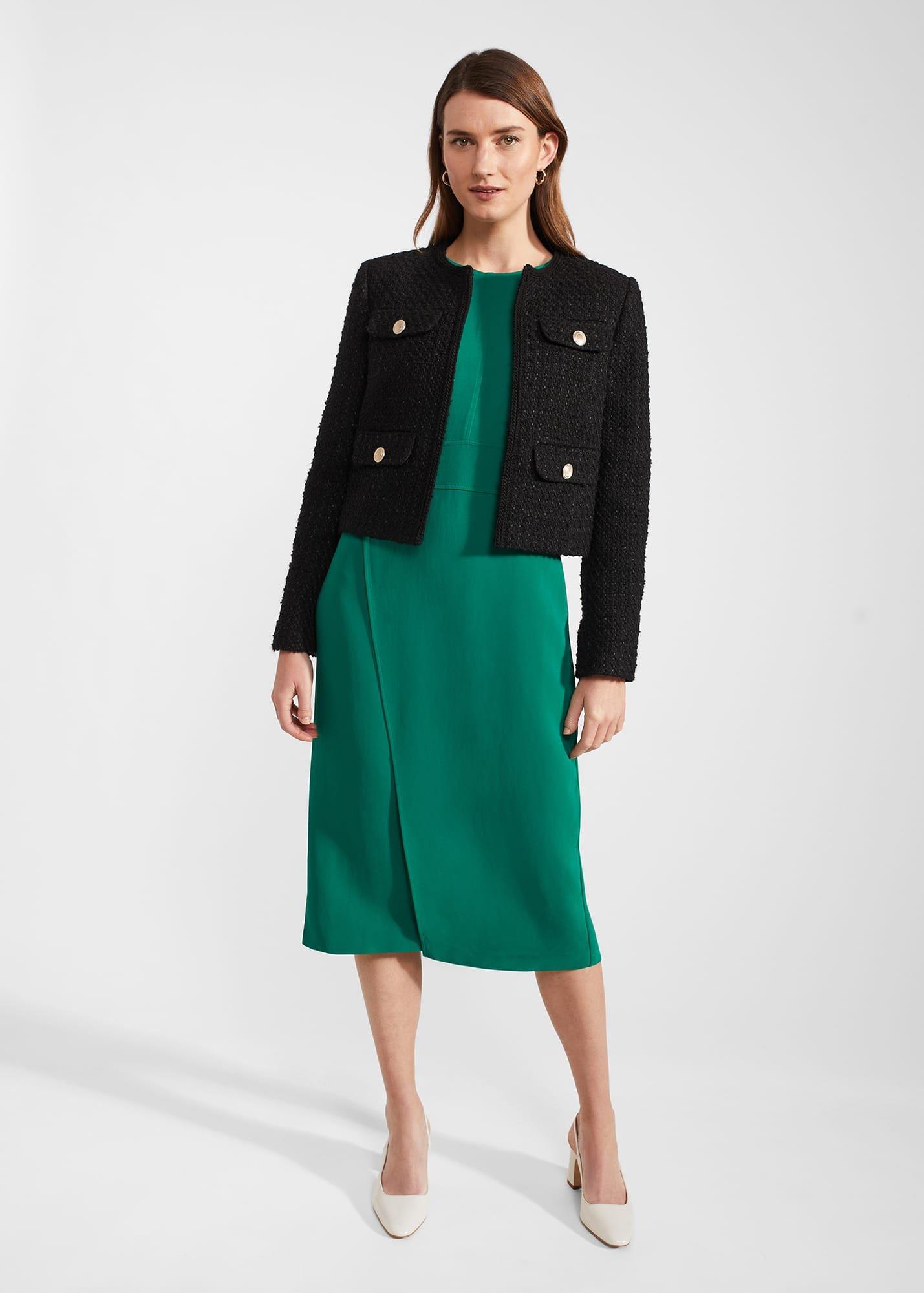 Petite Maura Dress, Malachite Green, hi-res