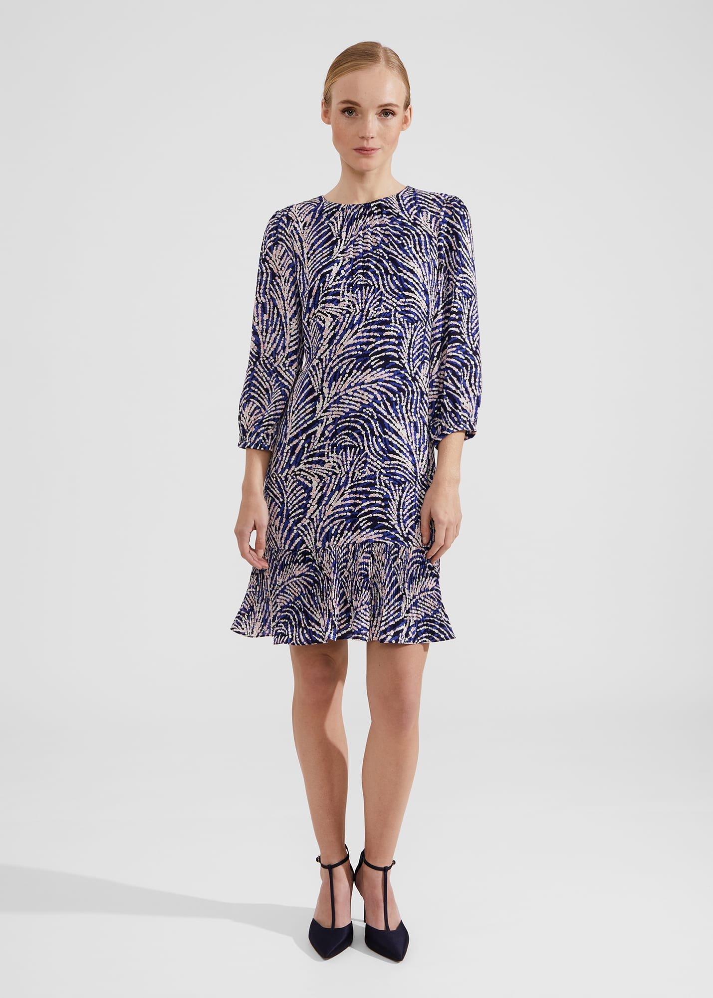 Lilith Dress, Navy Blue Multi, hi-res