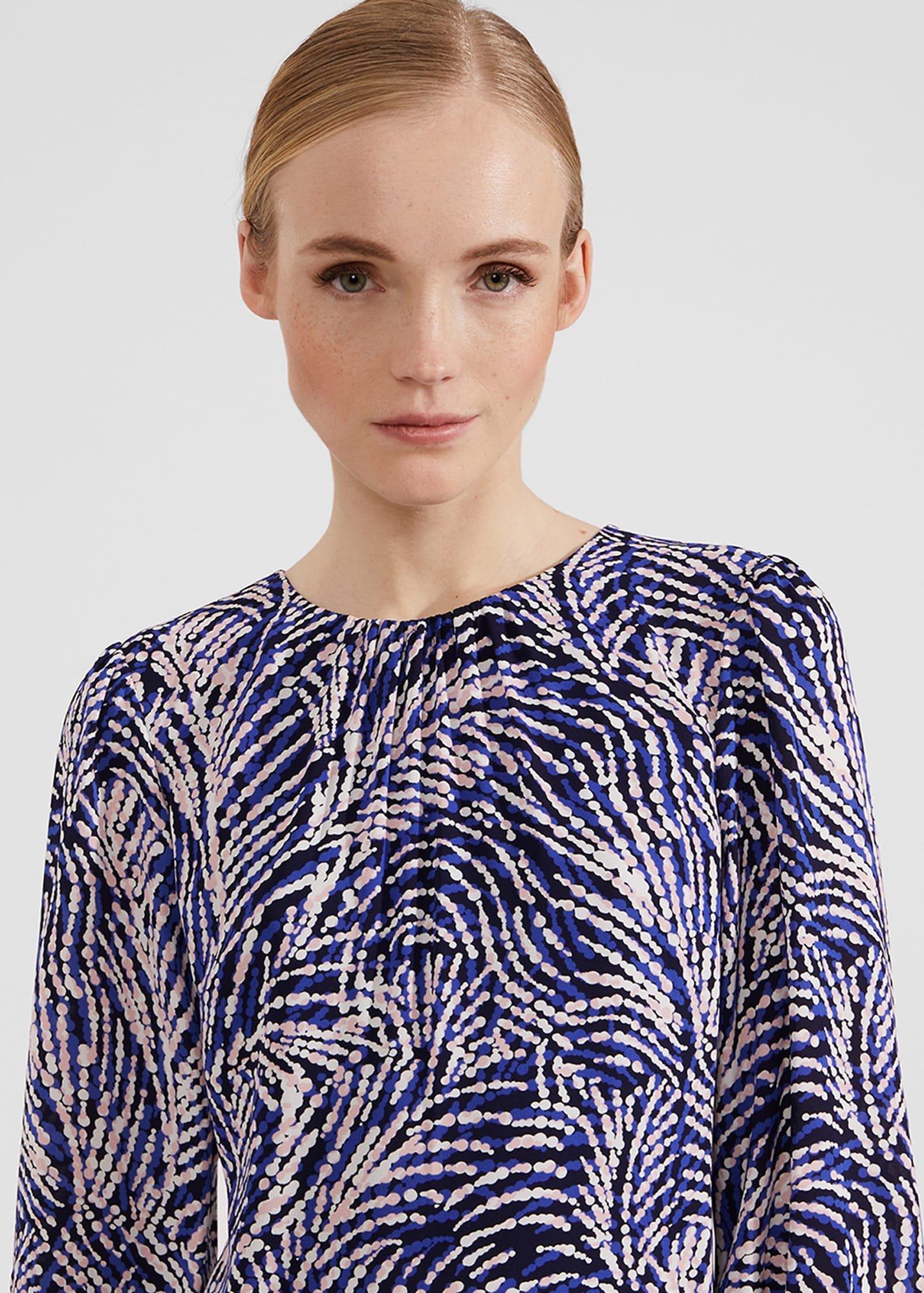 Lilith Dress, Navy Blue Multi, hi-res