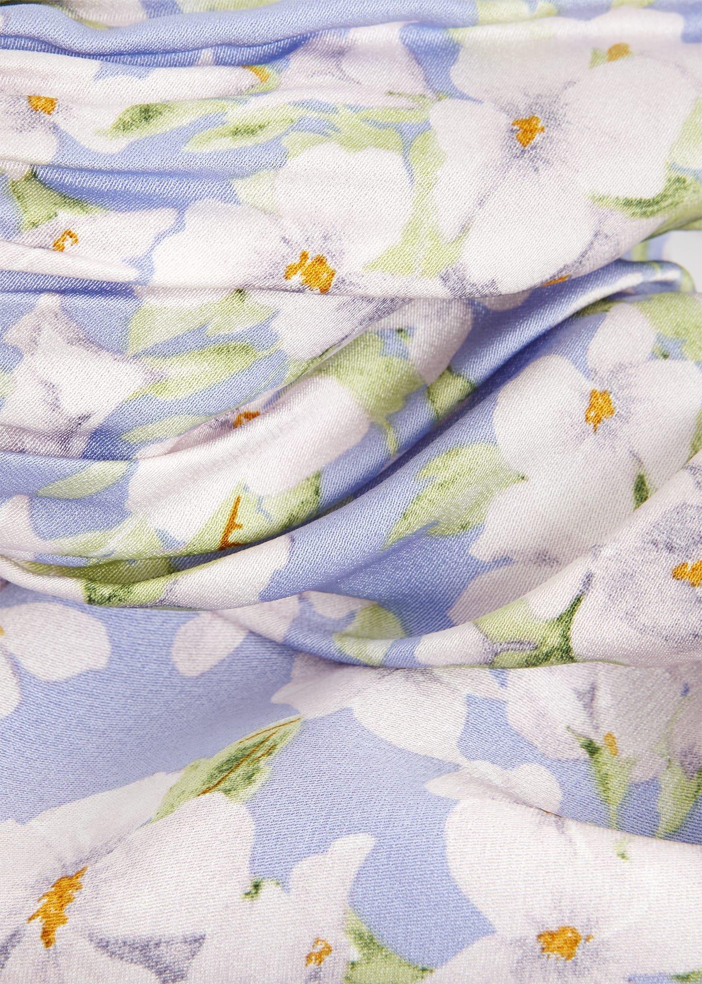 Vita Floral Midi Dress, Blue Multi, hi-res