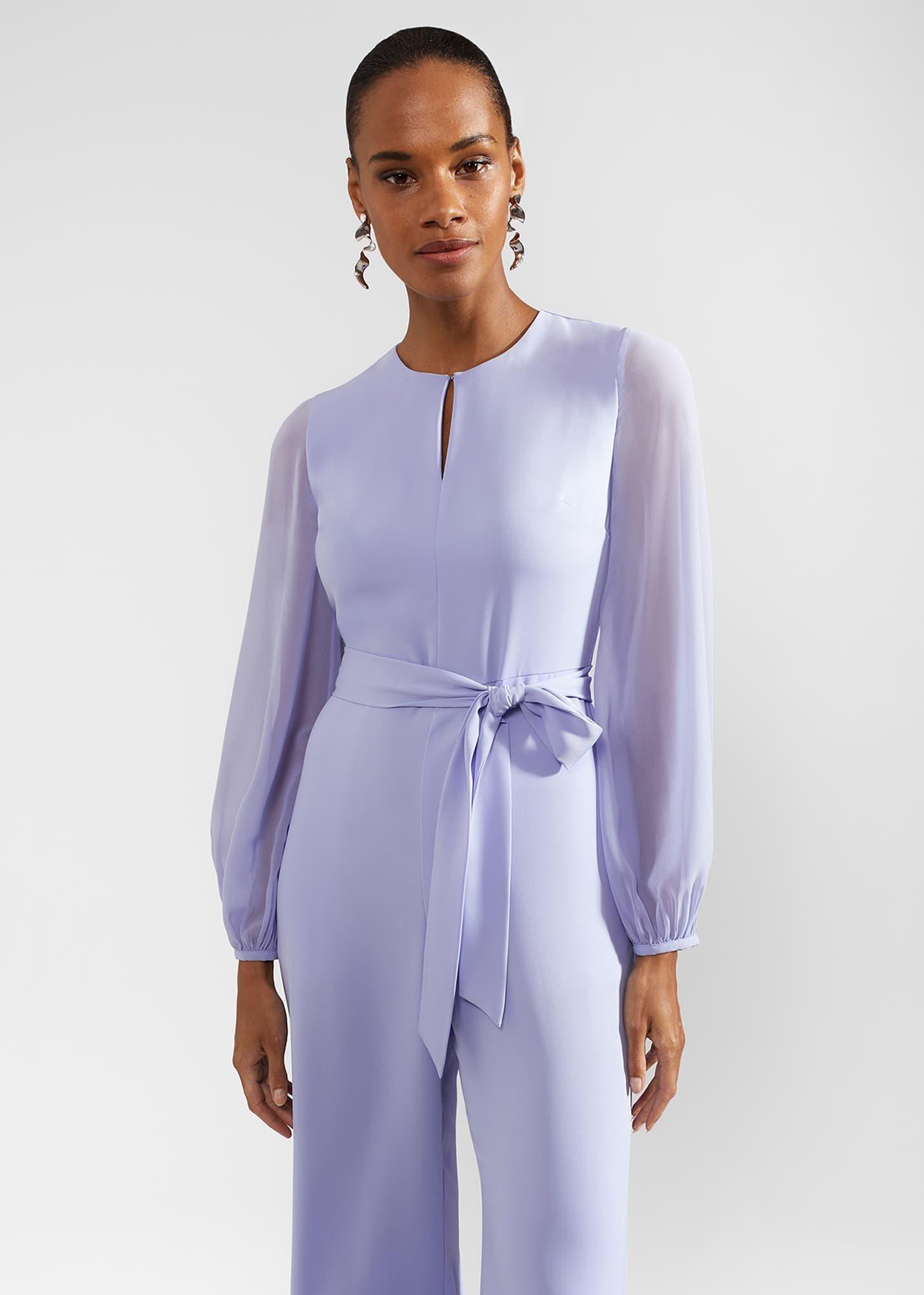Vivian Wide Leg Jumpsuit, Blue Skies, hi-res