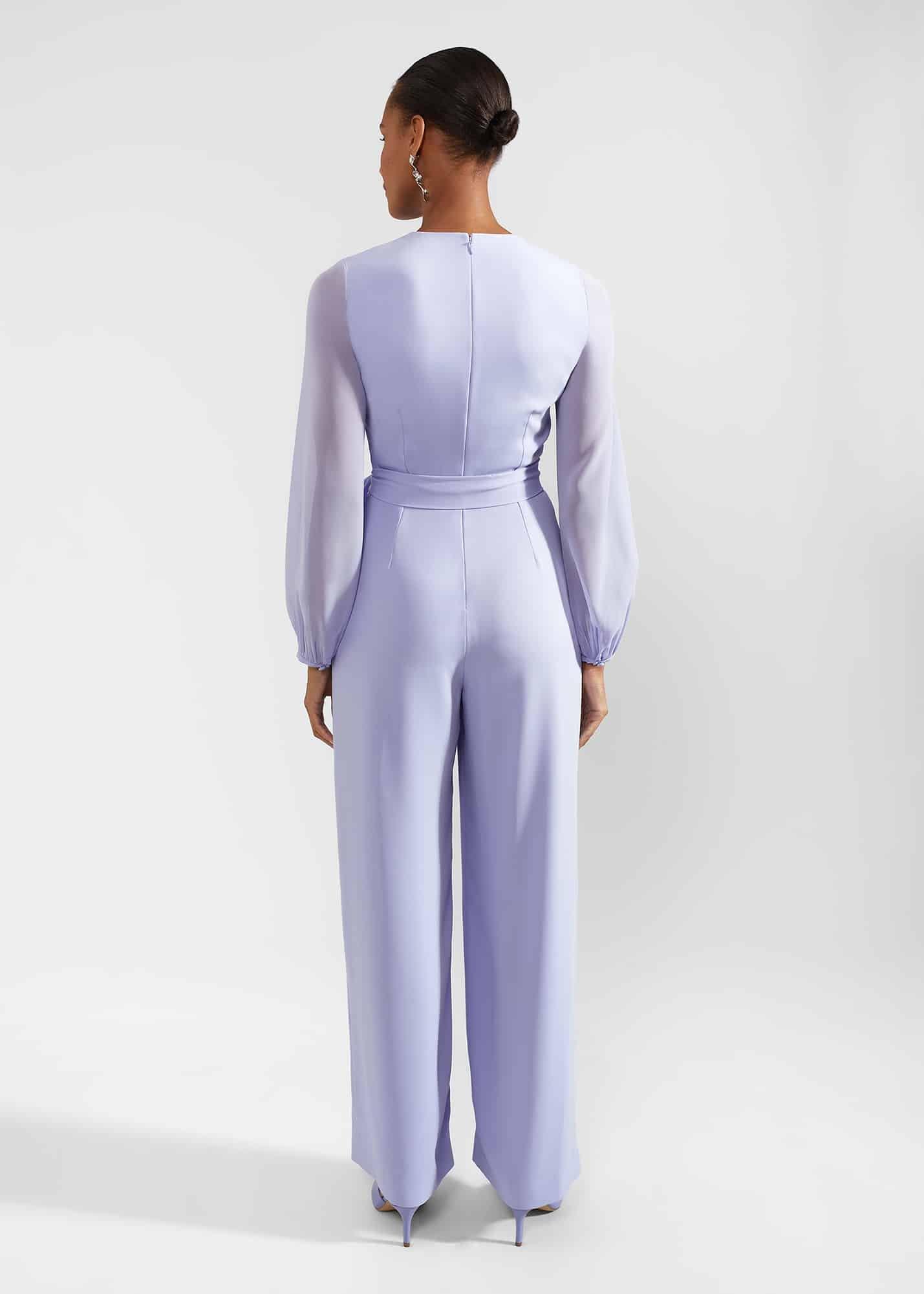 Vivian Wide Leg Jumpsuit, Blue Skies, hi-res