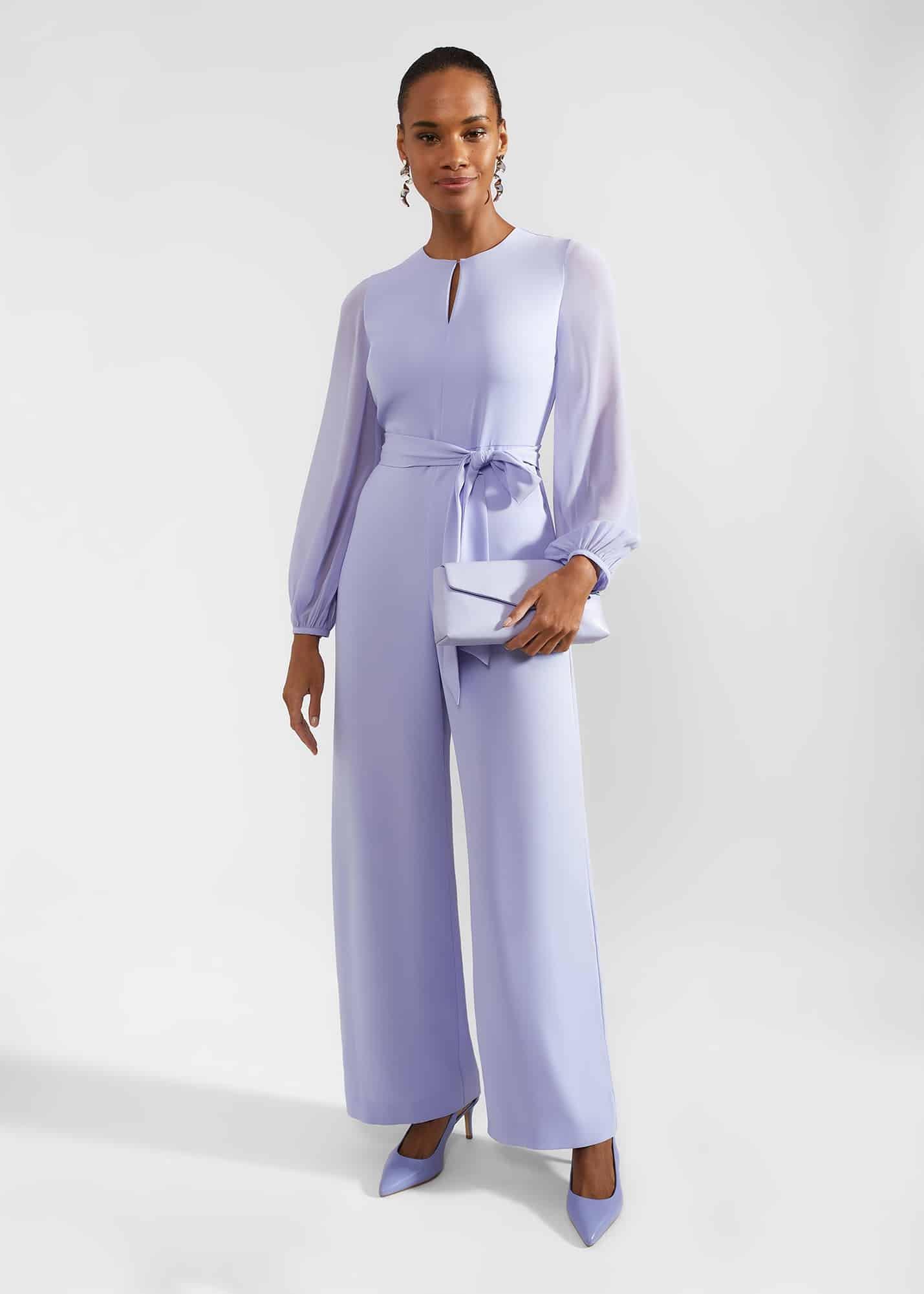 Vivian Wide Leg Jumpsuit, Blue Skies, hi-res