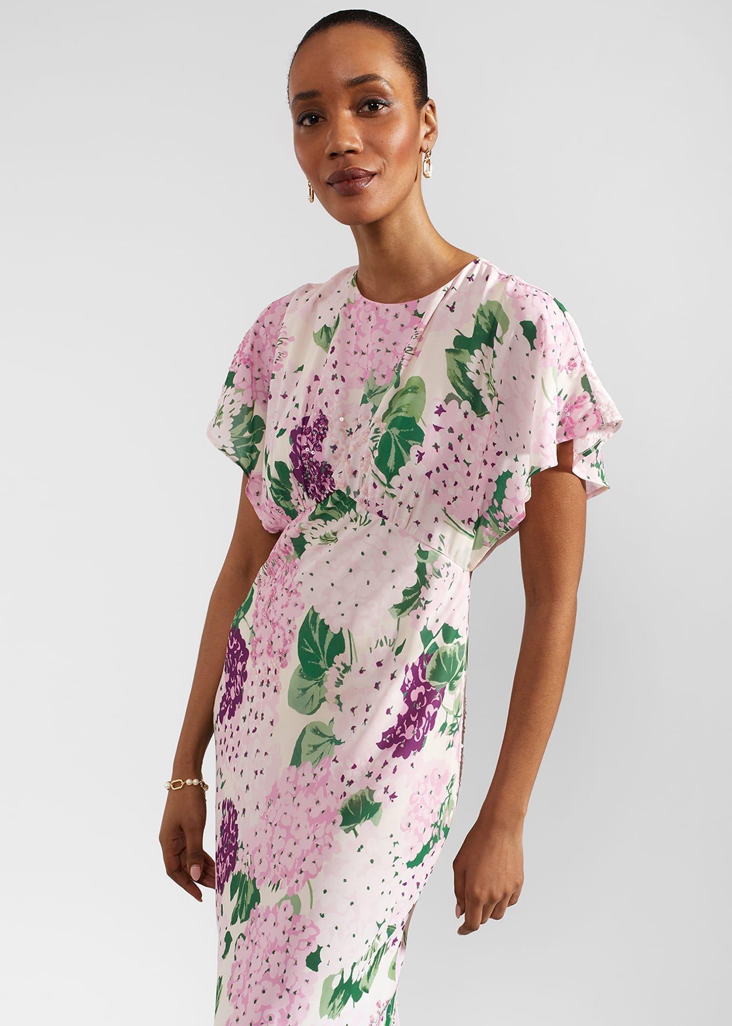 Petite Lalena Dress, Cream Multi, hi-res