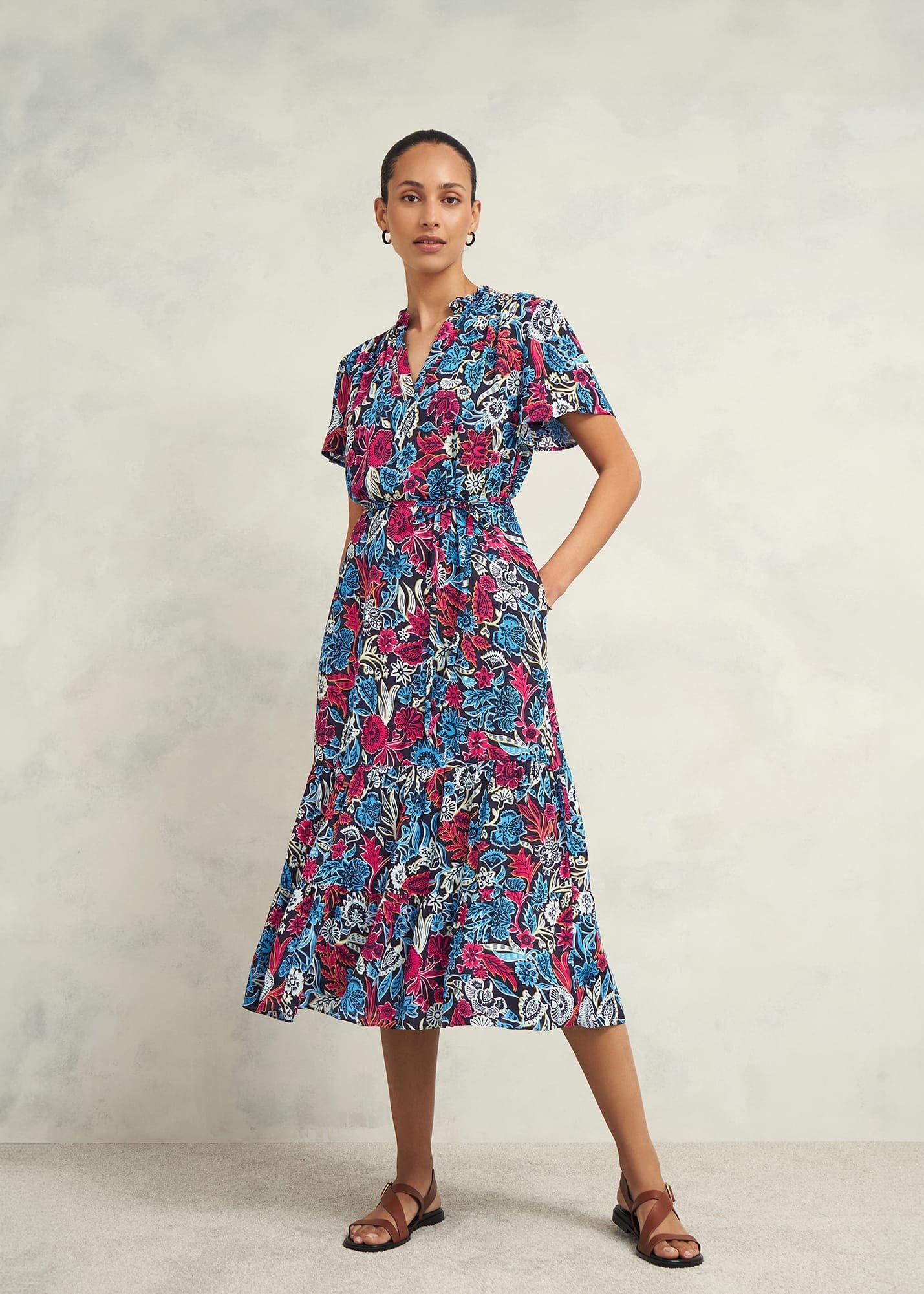 Sia Slv Dress, Multi, hi-res