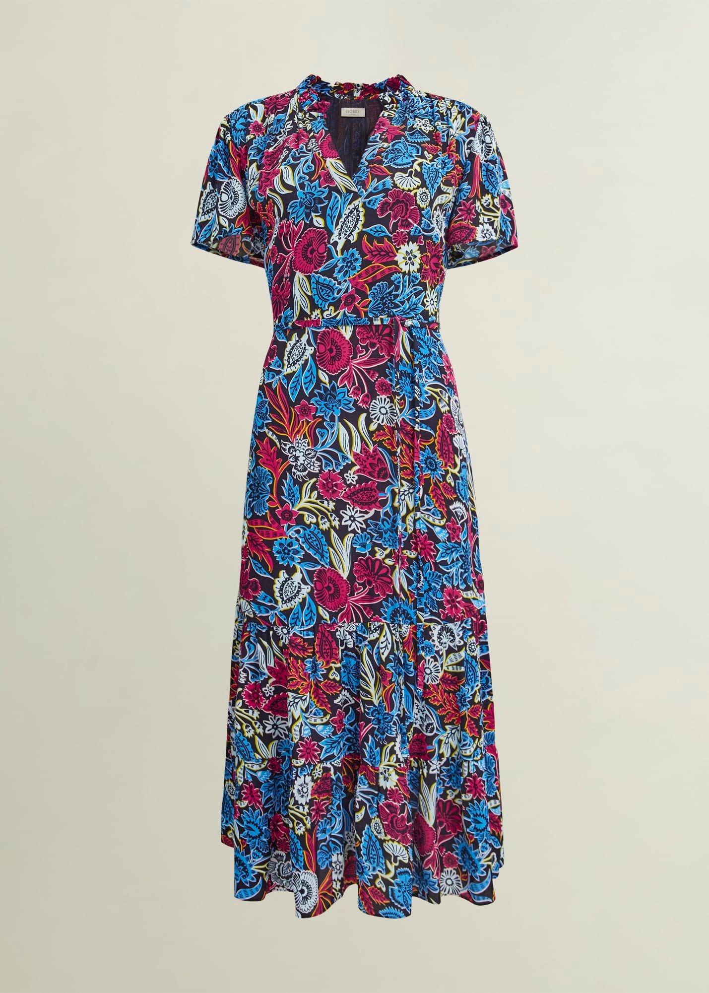 Petite Sia Slv Dress, Multi, hi-res