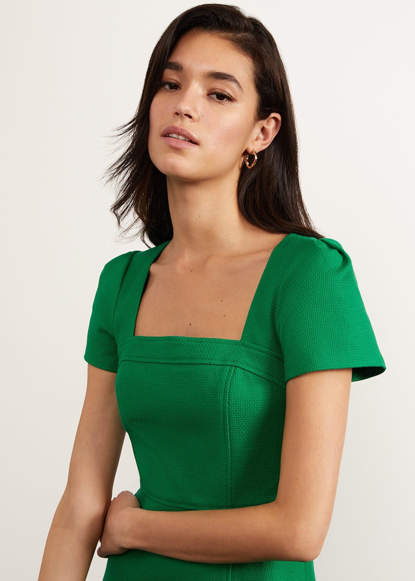 Chatsworth Dress, Green, hi-res