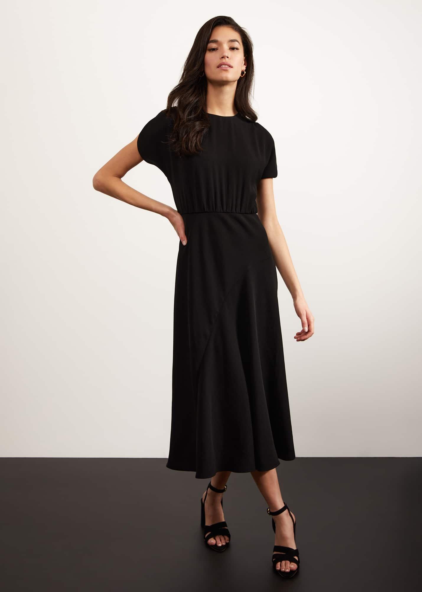 Hampton Dress, Black, hi-res