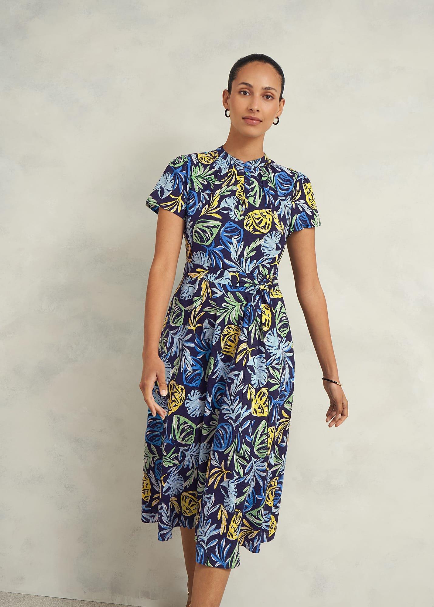 Petite Merle Slv Dress, Multi, hi-res