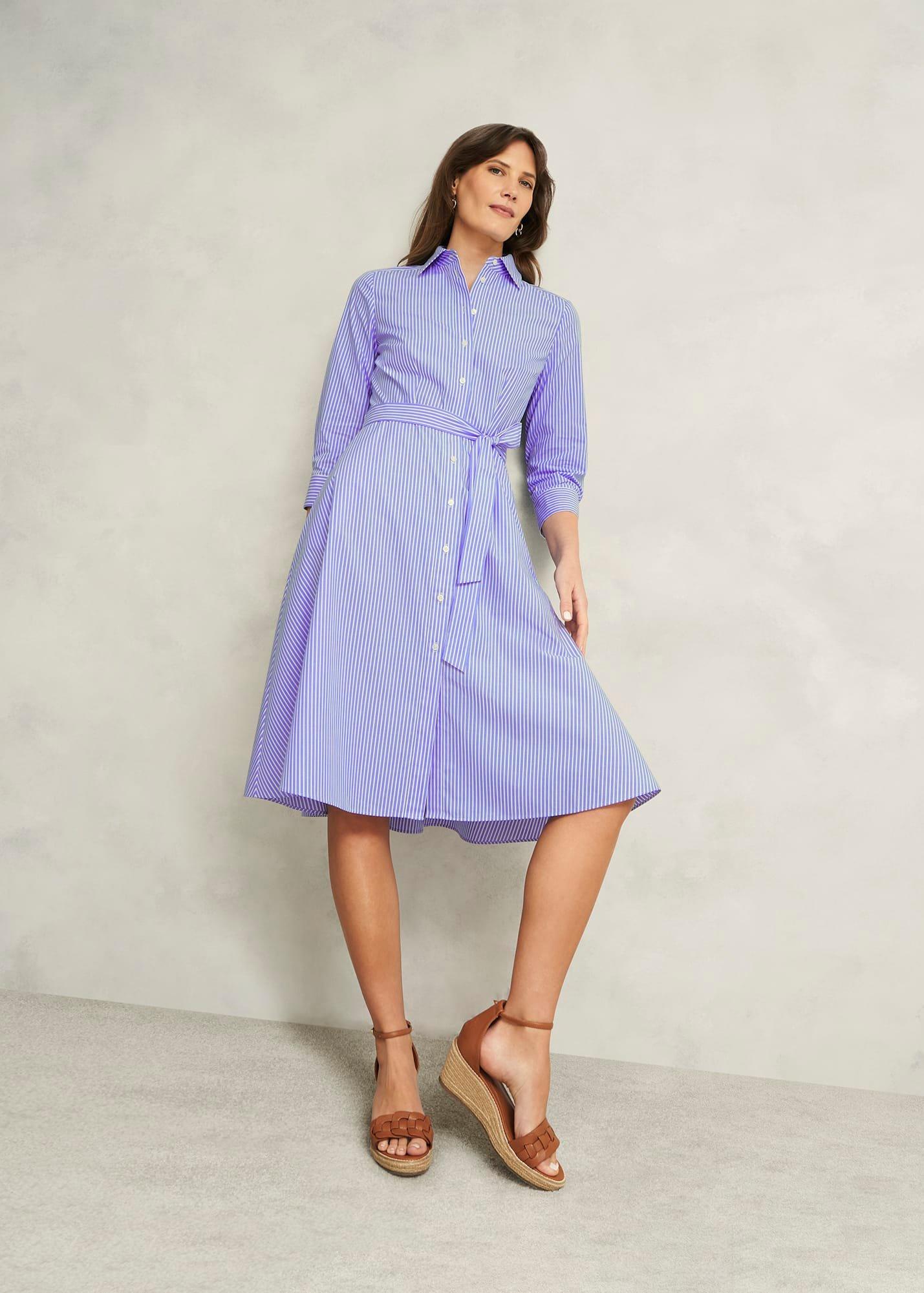 Harlow Dress, Blue Ivory, hi-res