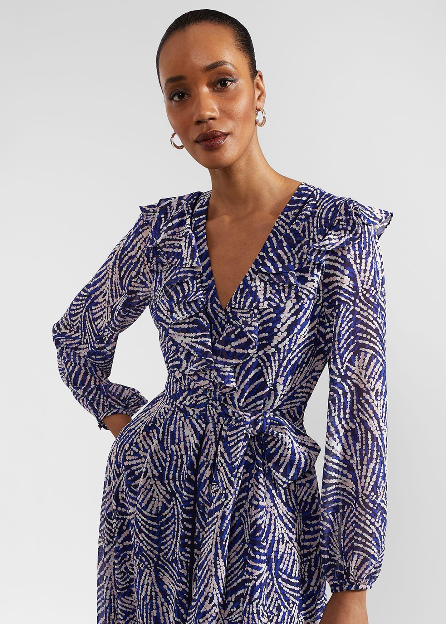 Rosana Dress, Navy Blue Multi, hi-res